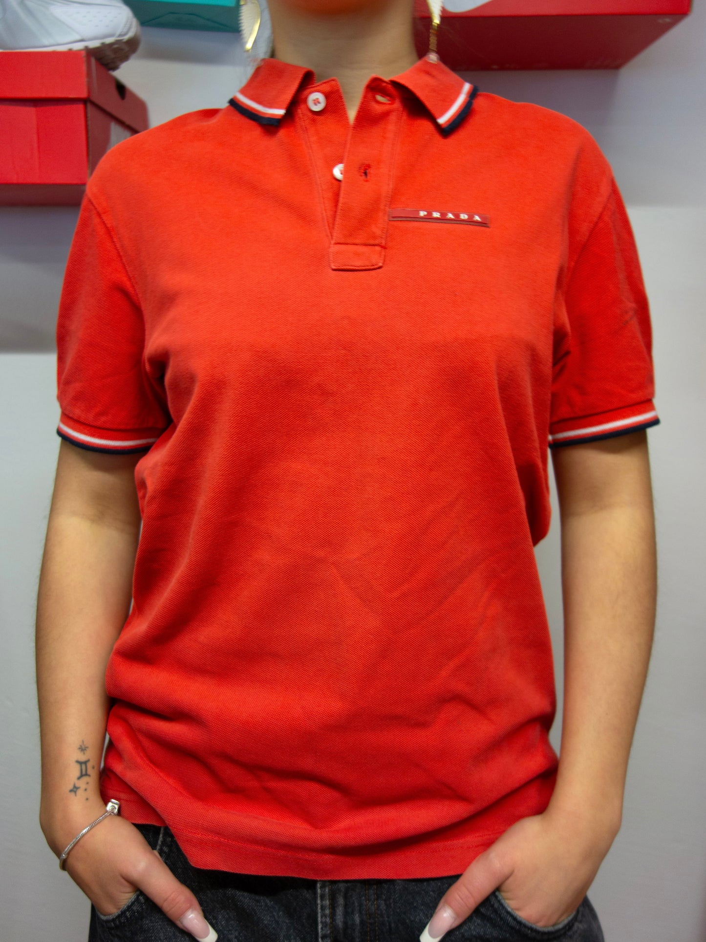 PRADA SHIRT ORANGE (~M)