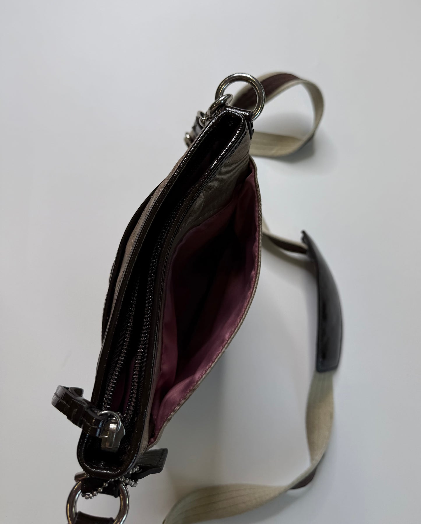 COACH VINTAGE SIGNATURE SWINGPACK CROSSBODY BAG