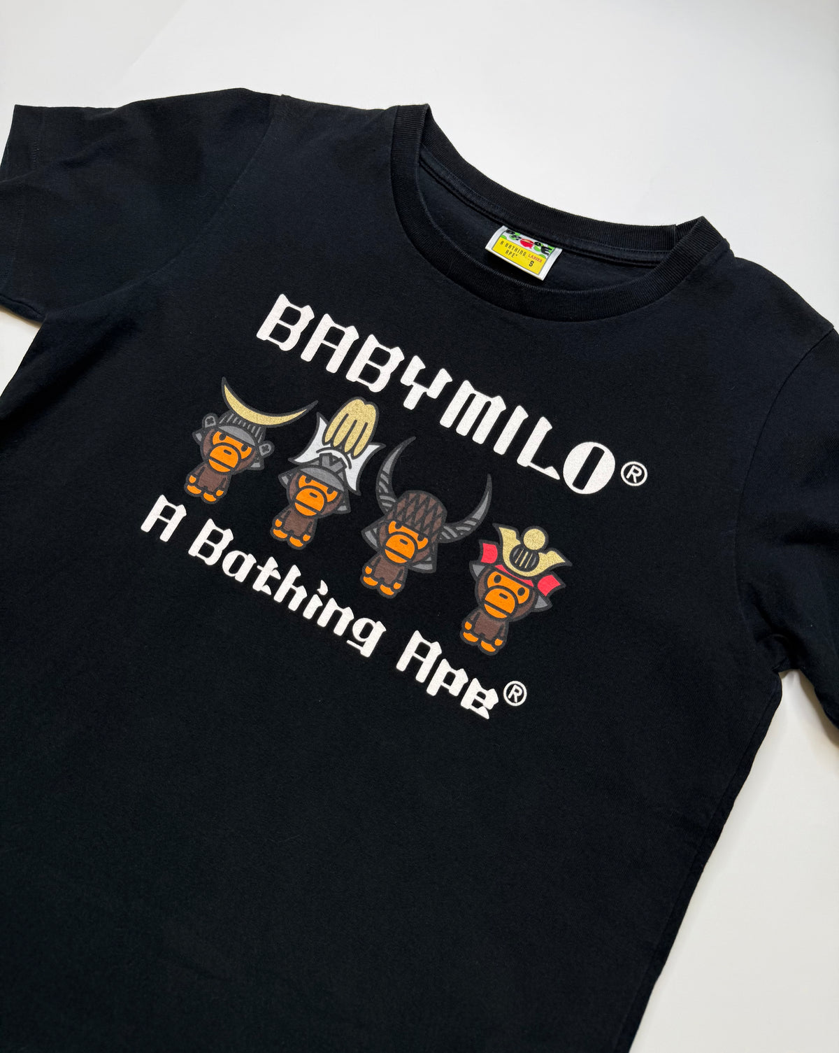 BAPE BABY MILO SAMURAI TEE – BLACK (S)