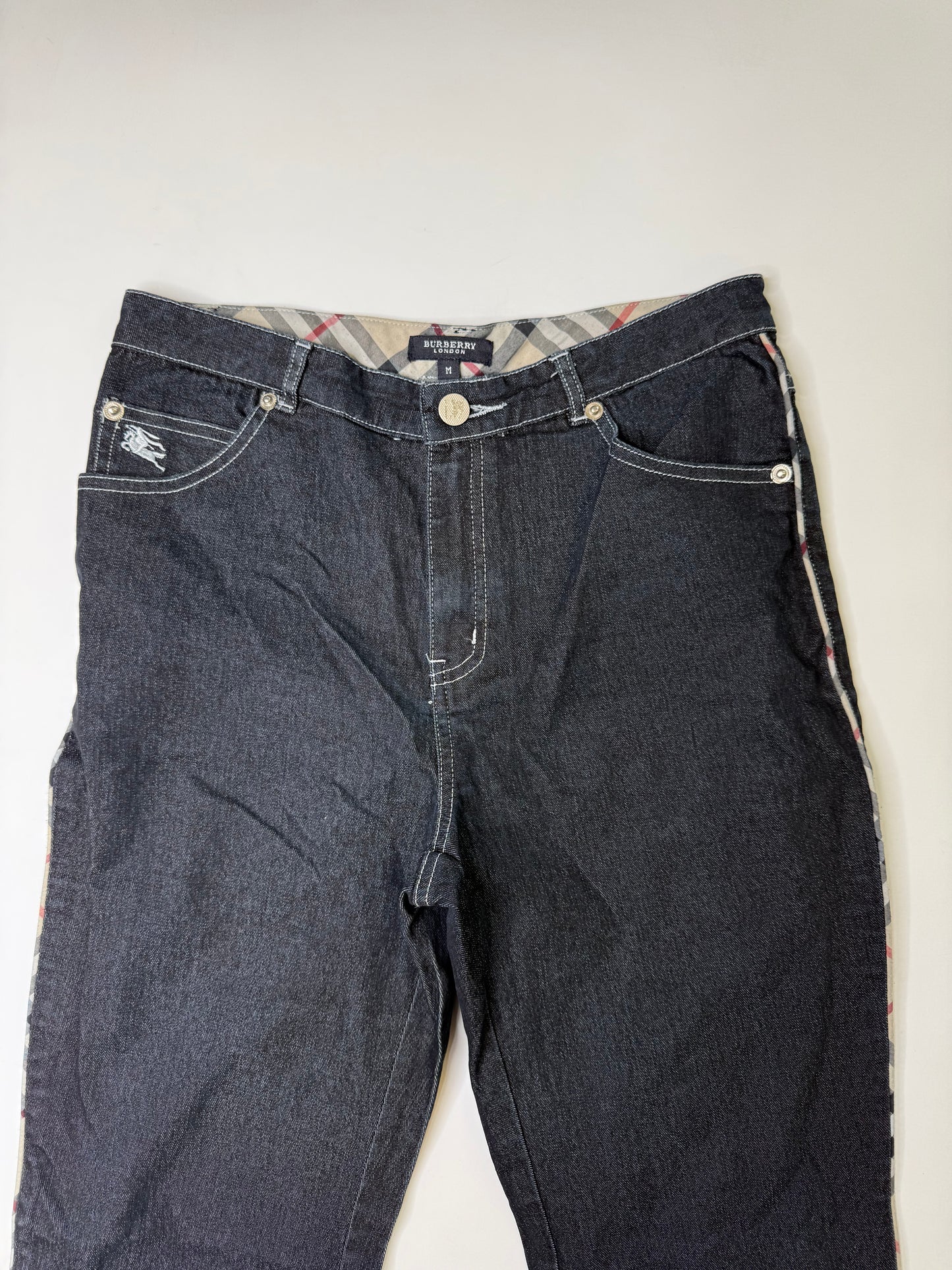 BURBERRY LONDON DENIM JEANS BLACK (M)