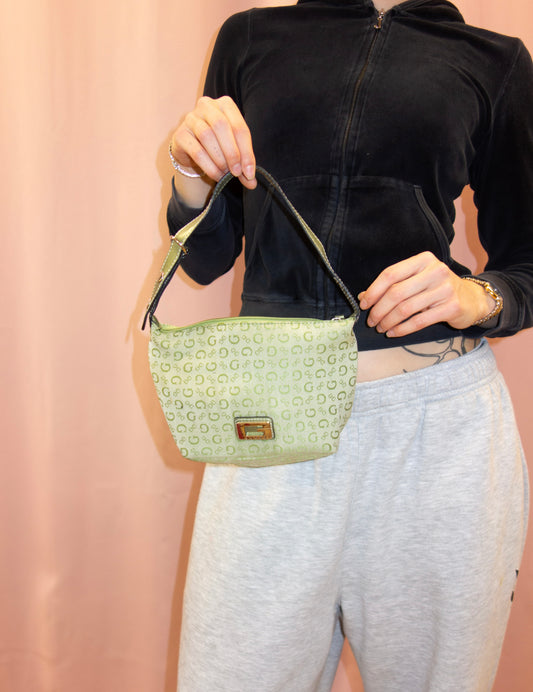 MINI GUESS BAG GREEN