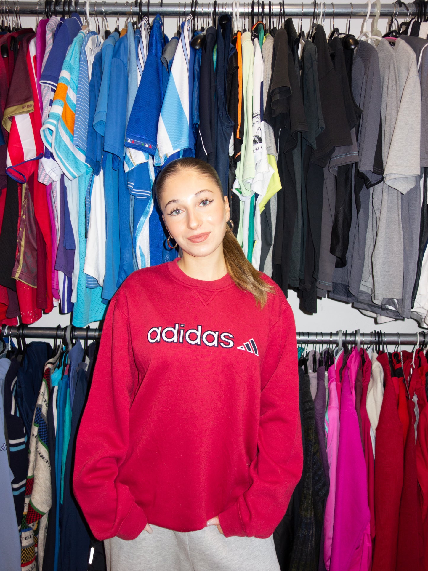 ADIDAS SWEATER 2000s (M)