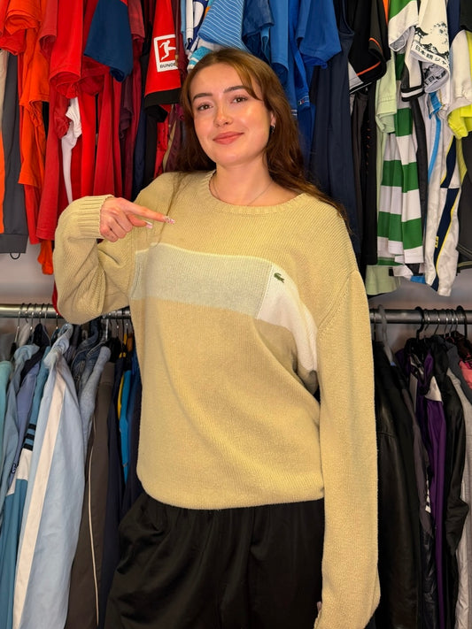 LACOSTE KNIT SWEATER (L)