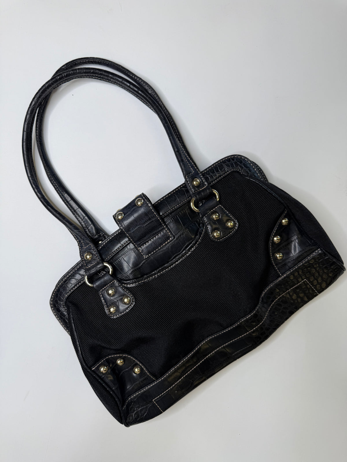 KATHY VAN ZEELAND NYLON BAG (BLACK)