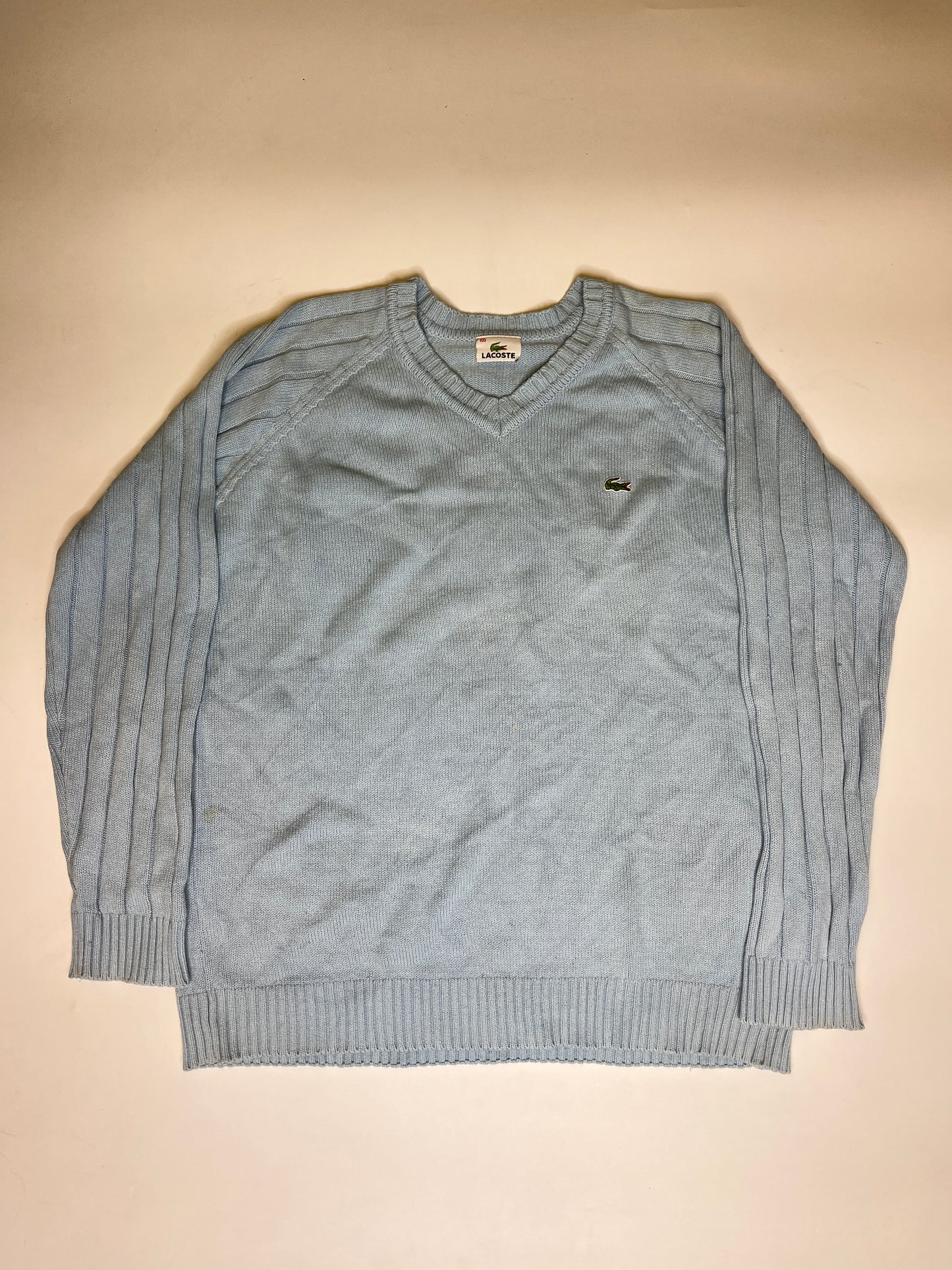 BABYBLUE LACOSTE KNIT SWEATER (~M)