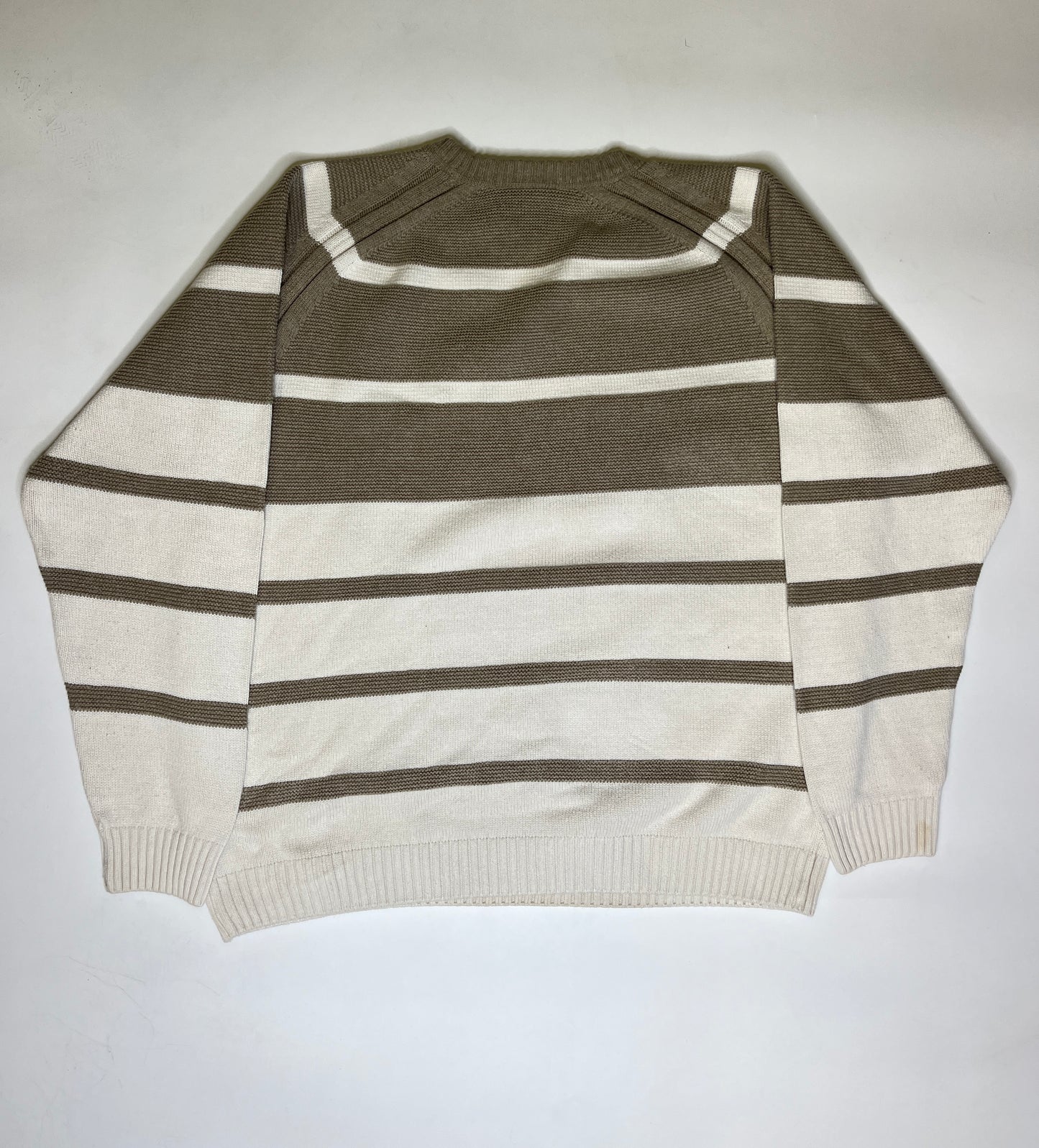 RARE VINTAGE STRIPED LACOSTE KNIT SWEATER (L-XL)