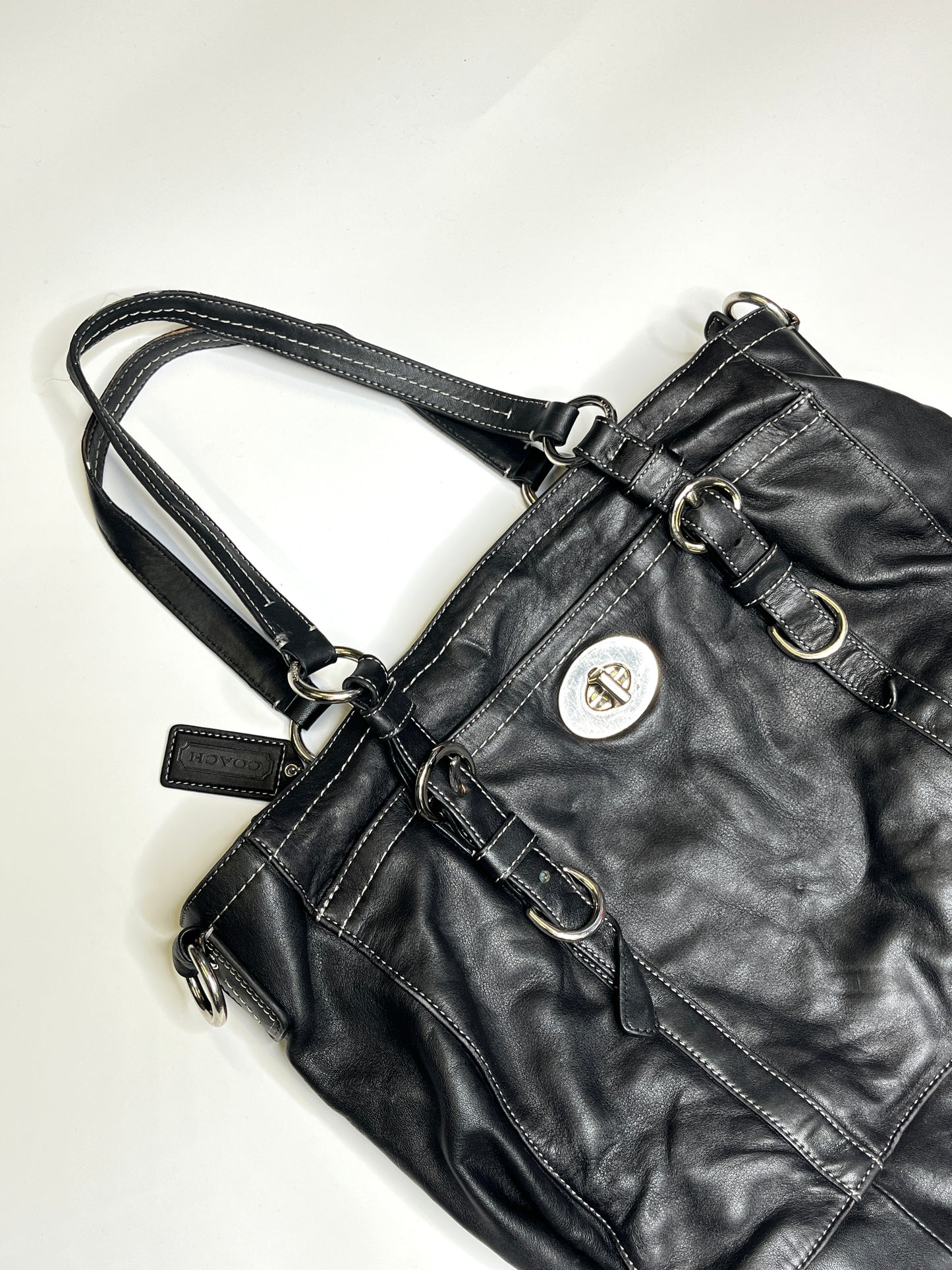 COACH PURSE REAL LEATHER