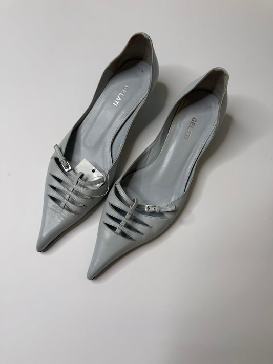 GELATI VINTAGE CUTOUT POINTED FLATS (37.5)