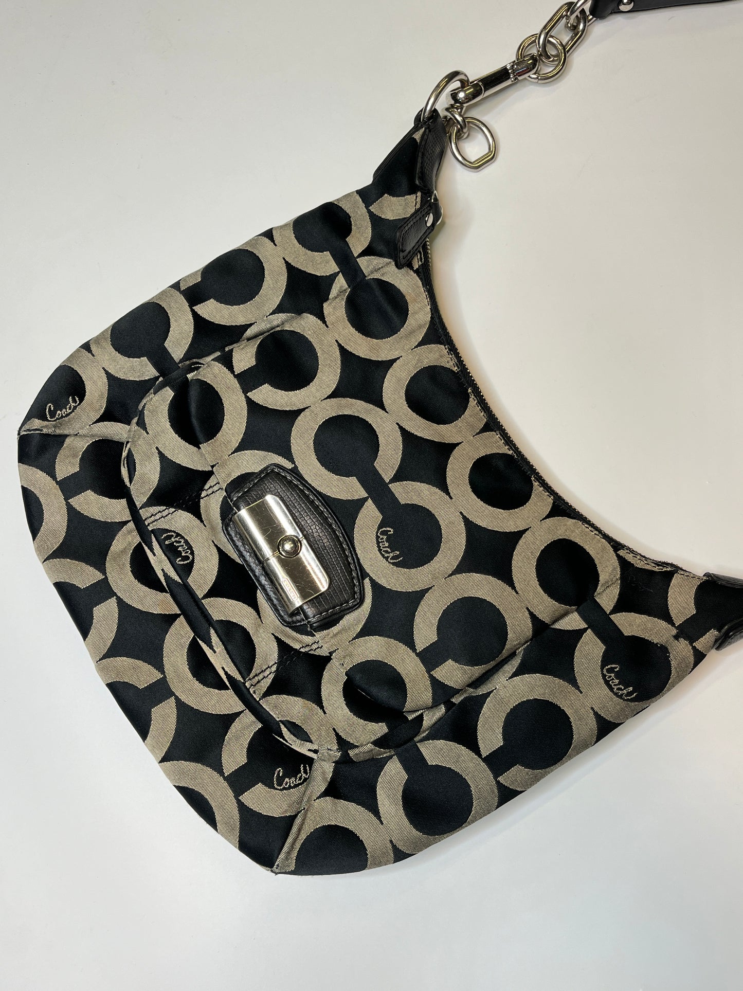 COACH MONOGRAM PURSE LEATHER