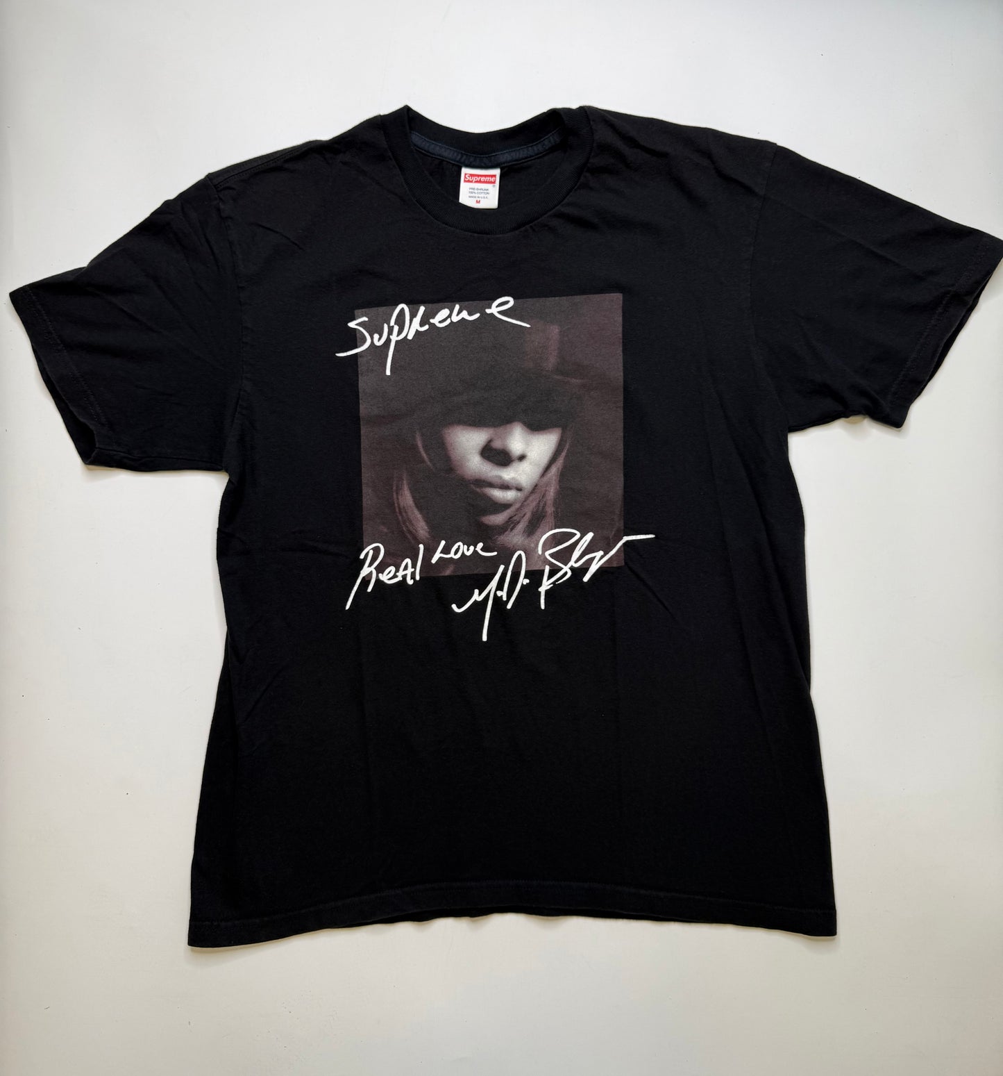 SUPREME REAL LOVE TEE – BLACK (M)