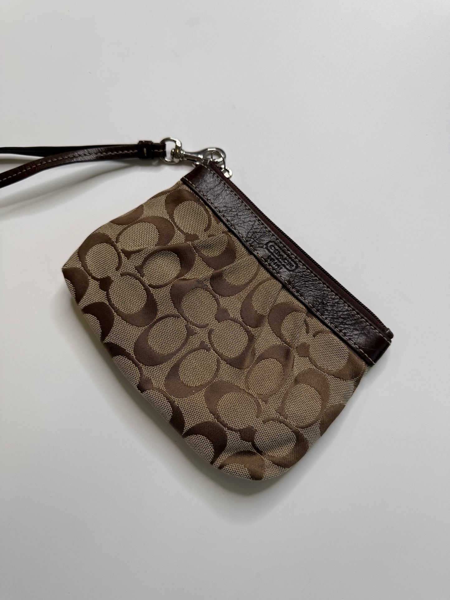 COACH VINTAGE MINI SIGNATURE WRISTLET