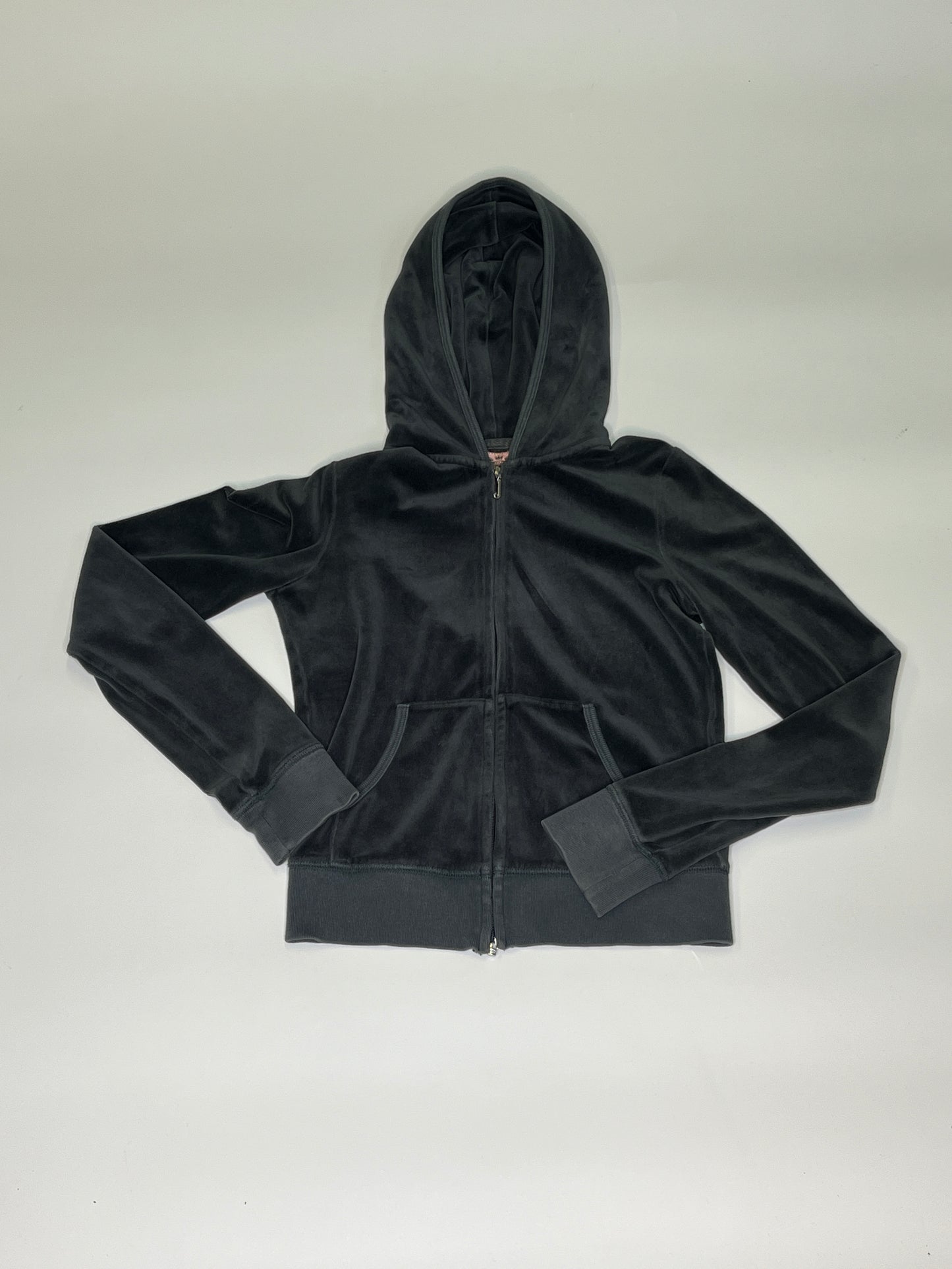 JUICY COUTURE ZIPPER DARK GREY 2000s (S)