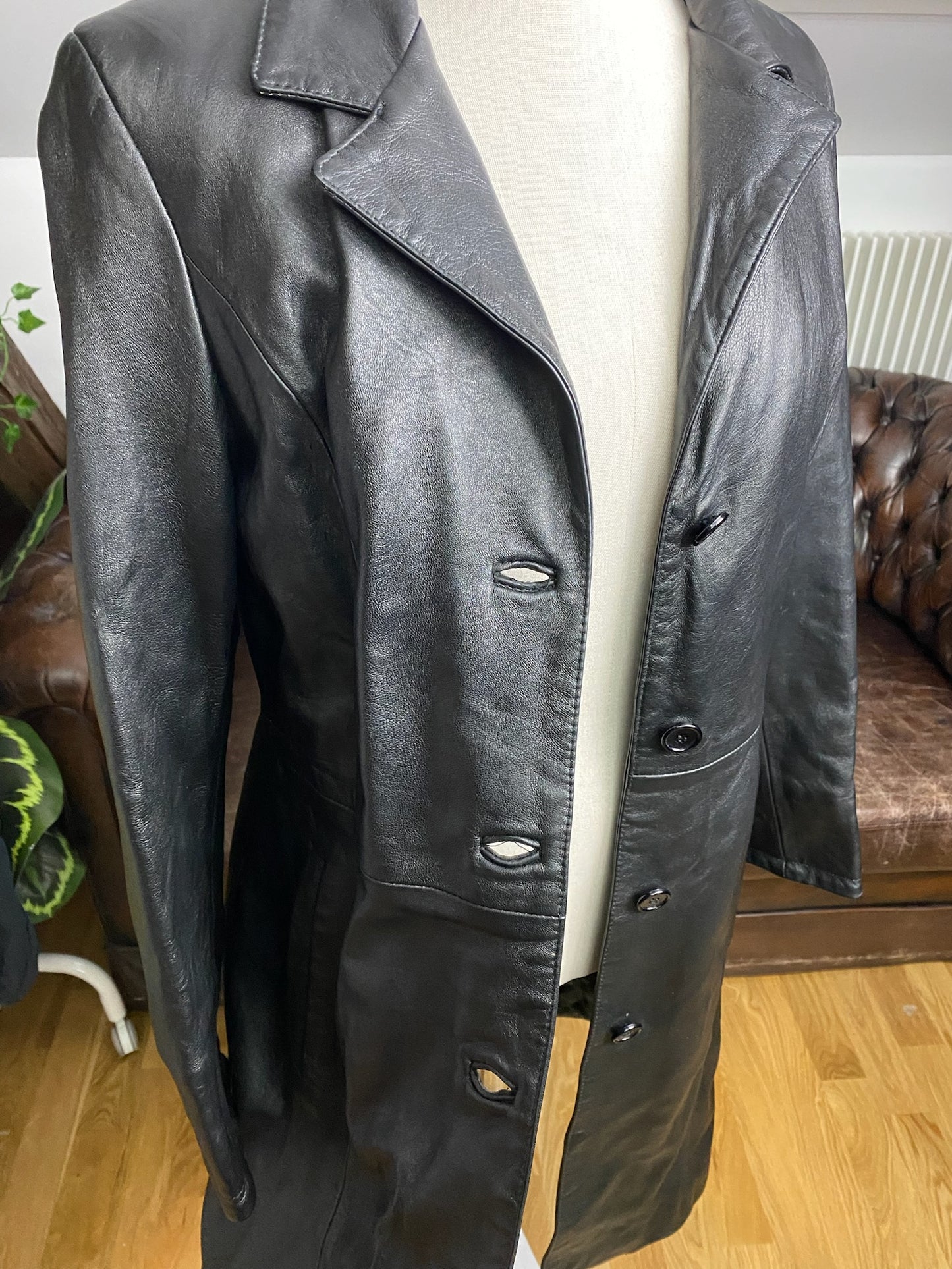 REAL LEATHER COAT (M)