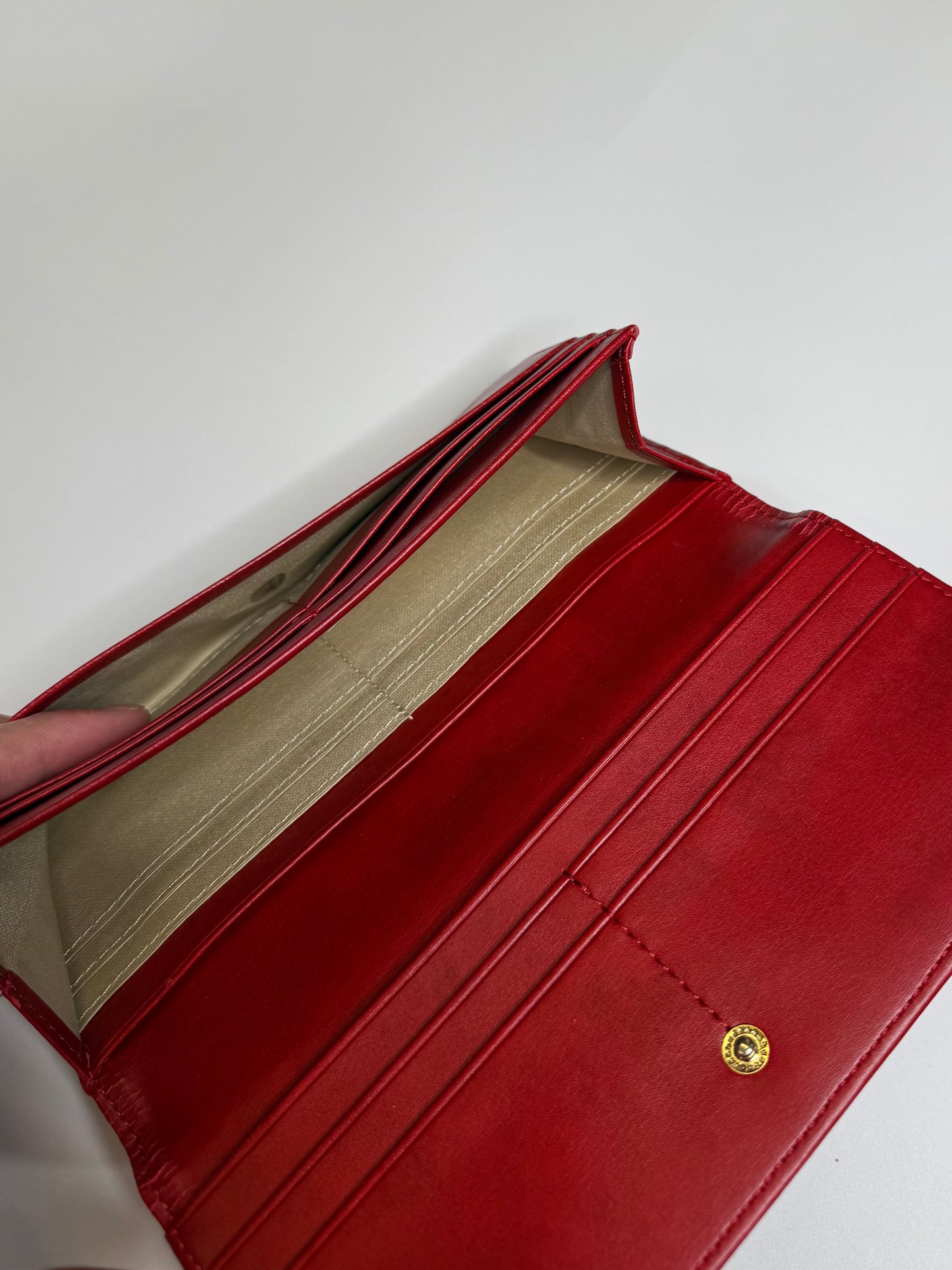 VINTAGE FAUX LEATHER WALLET