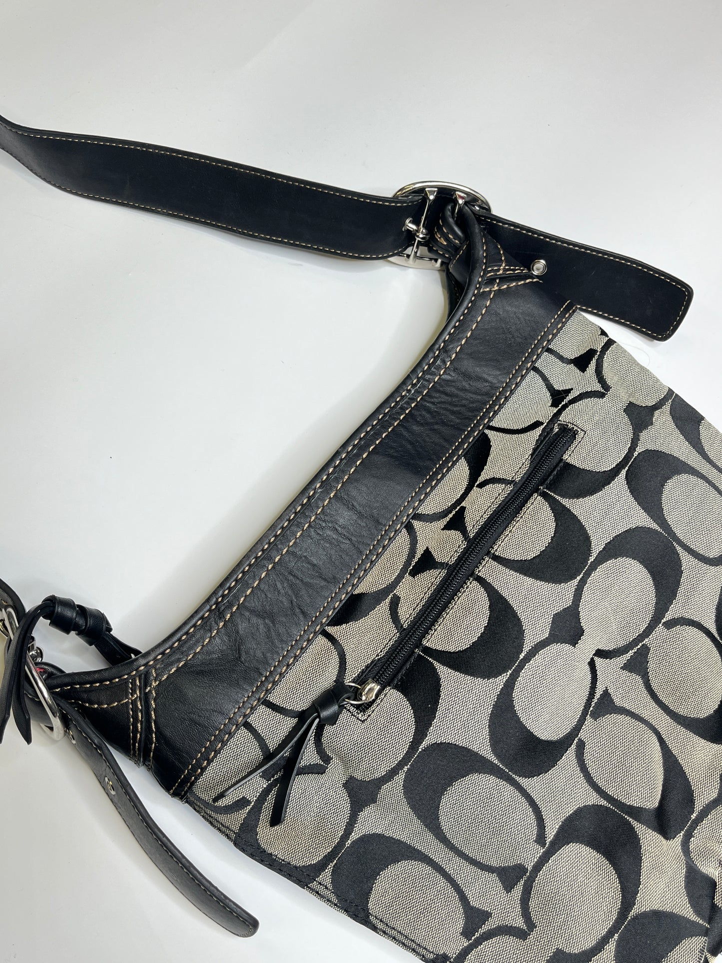 COACH MONOGRAM BAG LEATHER