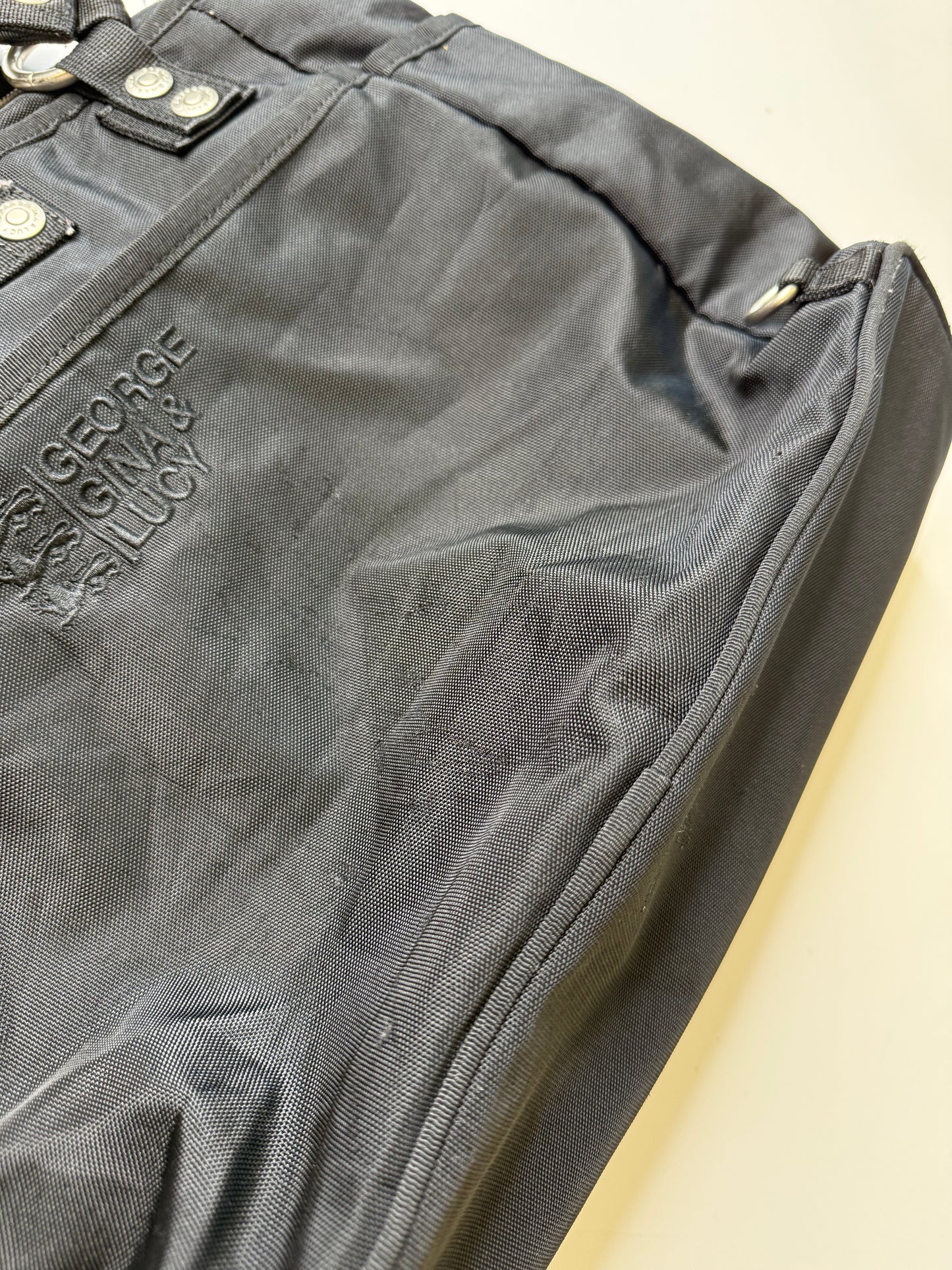 GEORGE GINA & LUCY NYLON TOTE – BLACK "BABY2ROCK"