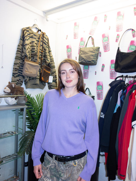 LACOSTE KNIT SWEATER (L)