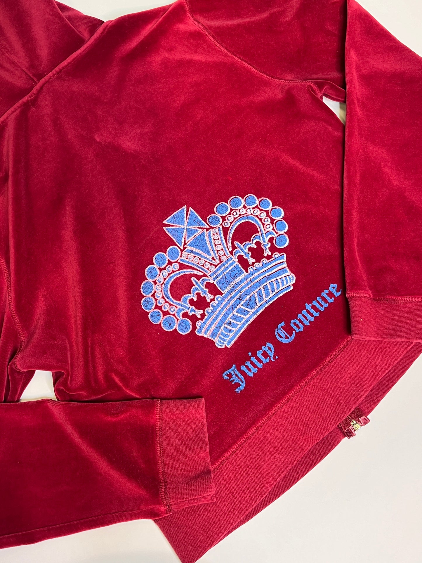 JUICY COUTURE ZIPPER RED 2000s (S)