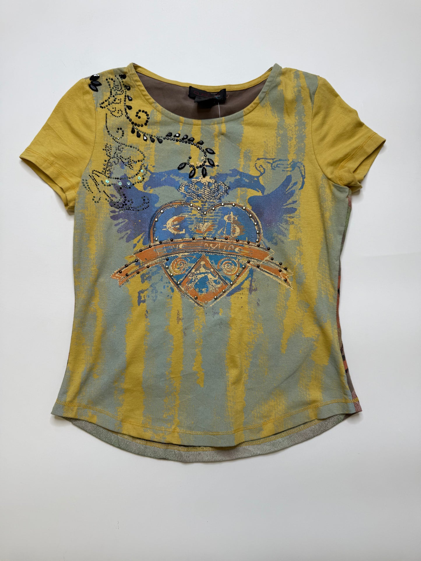 CUSTO BARCELONA TIE-DYE GRAPHIC TEE (S-M)