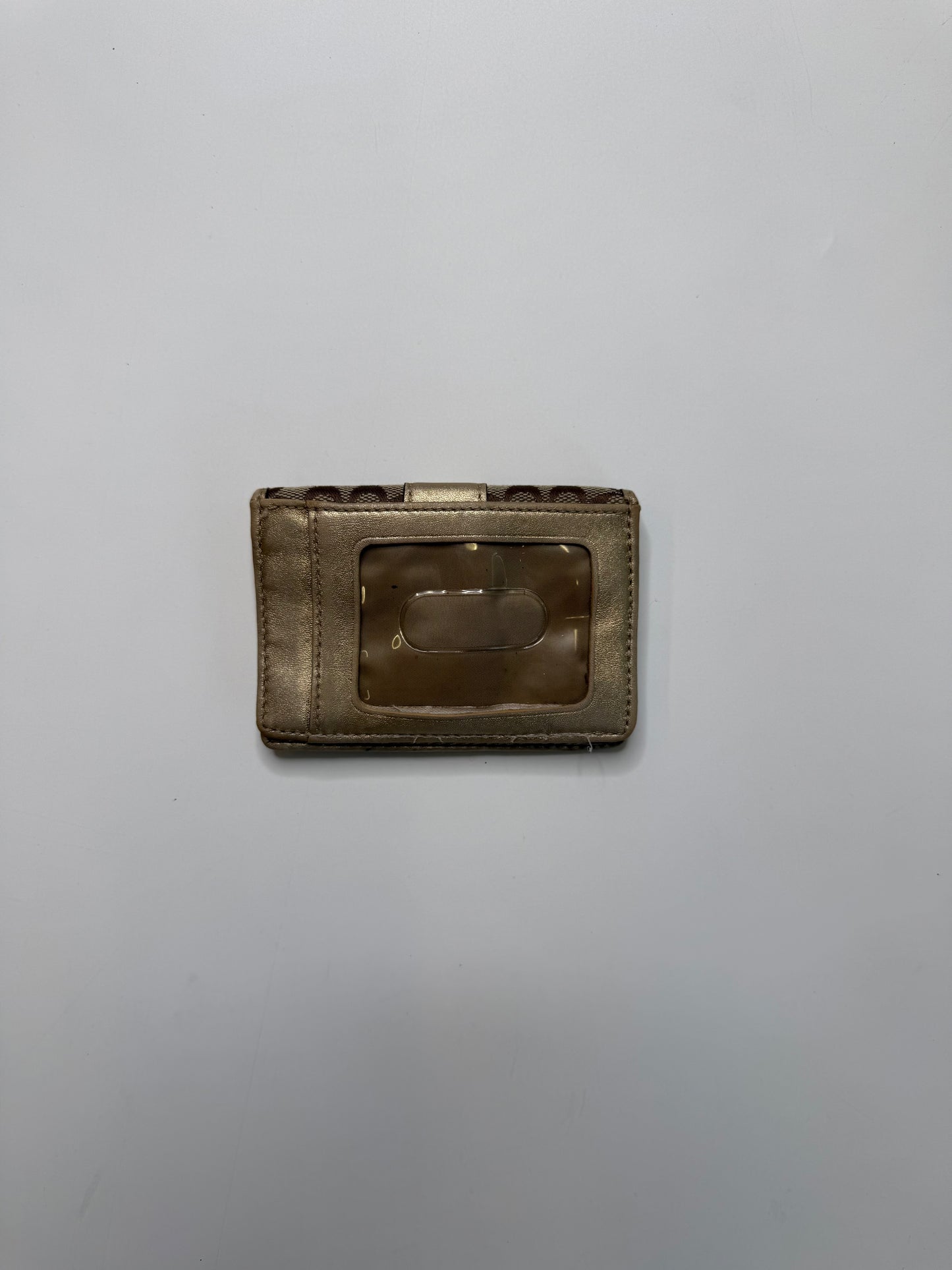 COACH VINTAGE SIGNATURE CANVAS CARD CASE