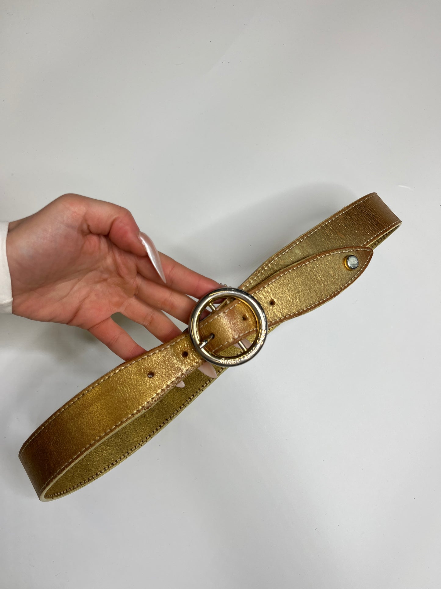 VINTAGE D&G BELT GOLD