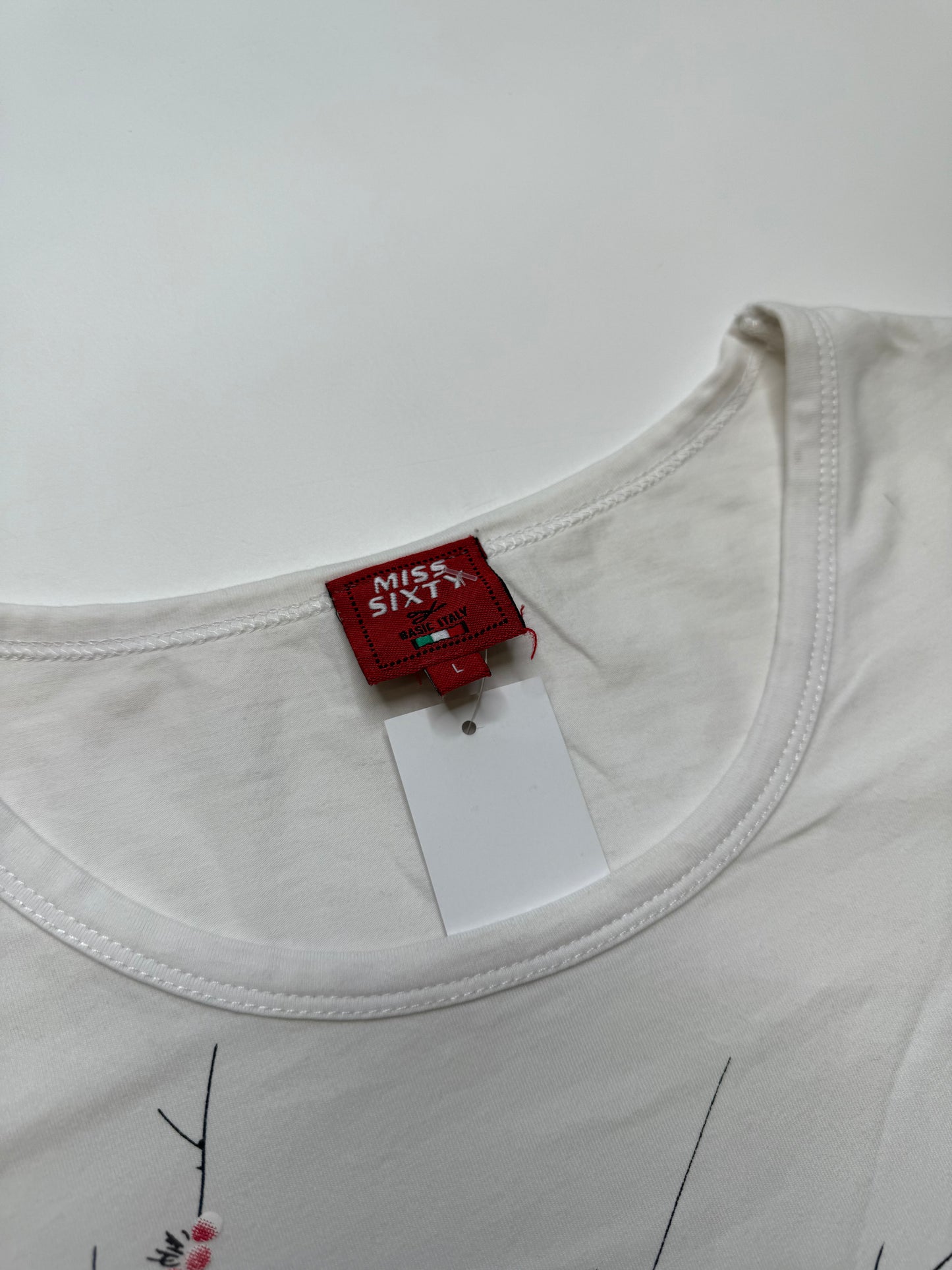 MISS SIXTY CHERRY BLOSSOM TEE 2000s (S)