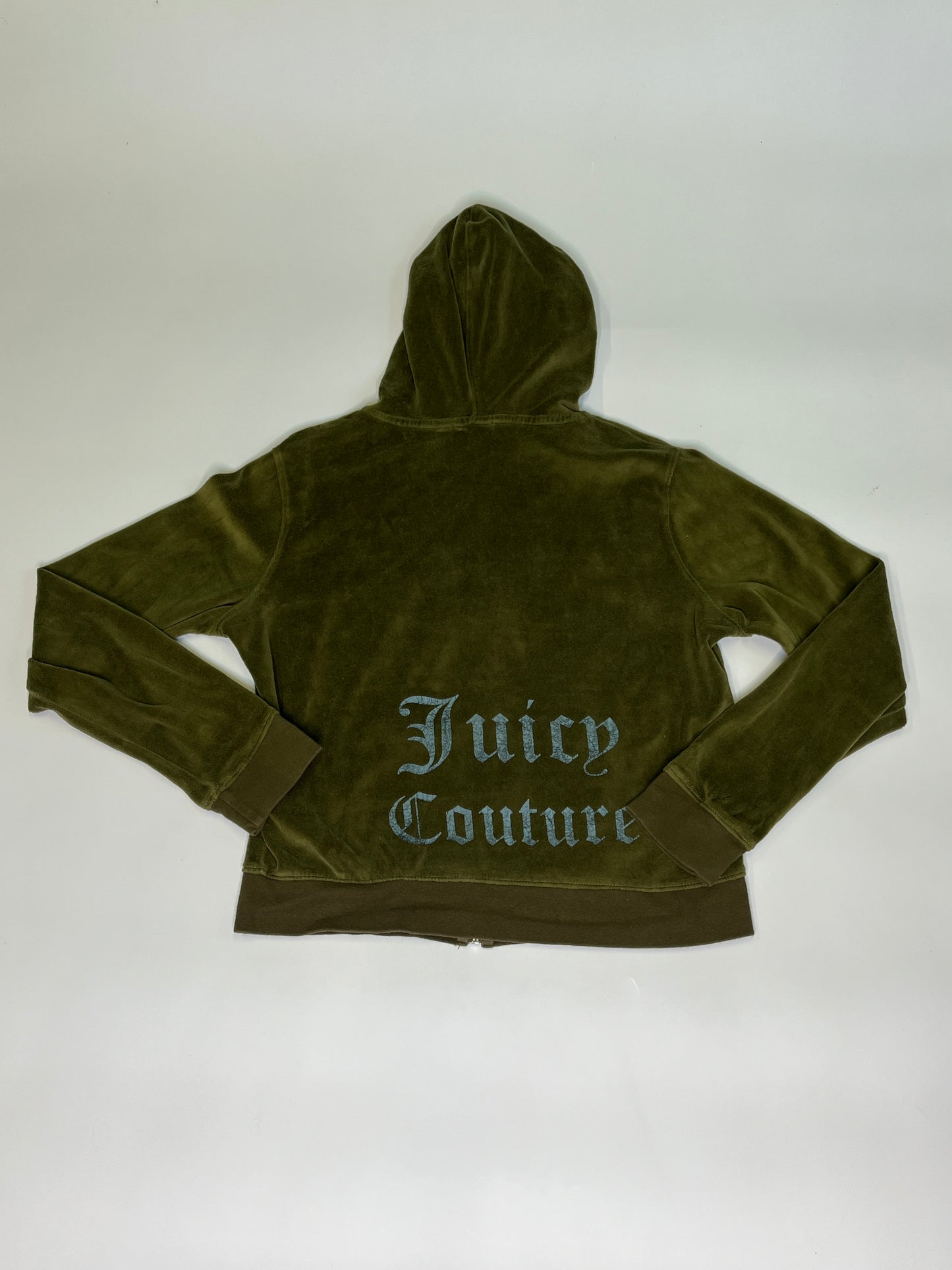 JUICY COUTURE ZIPPER GREEN 2000s (M)