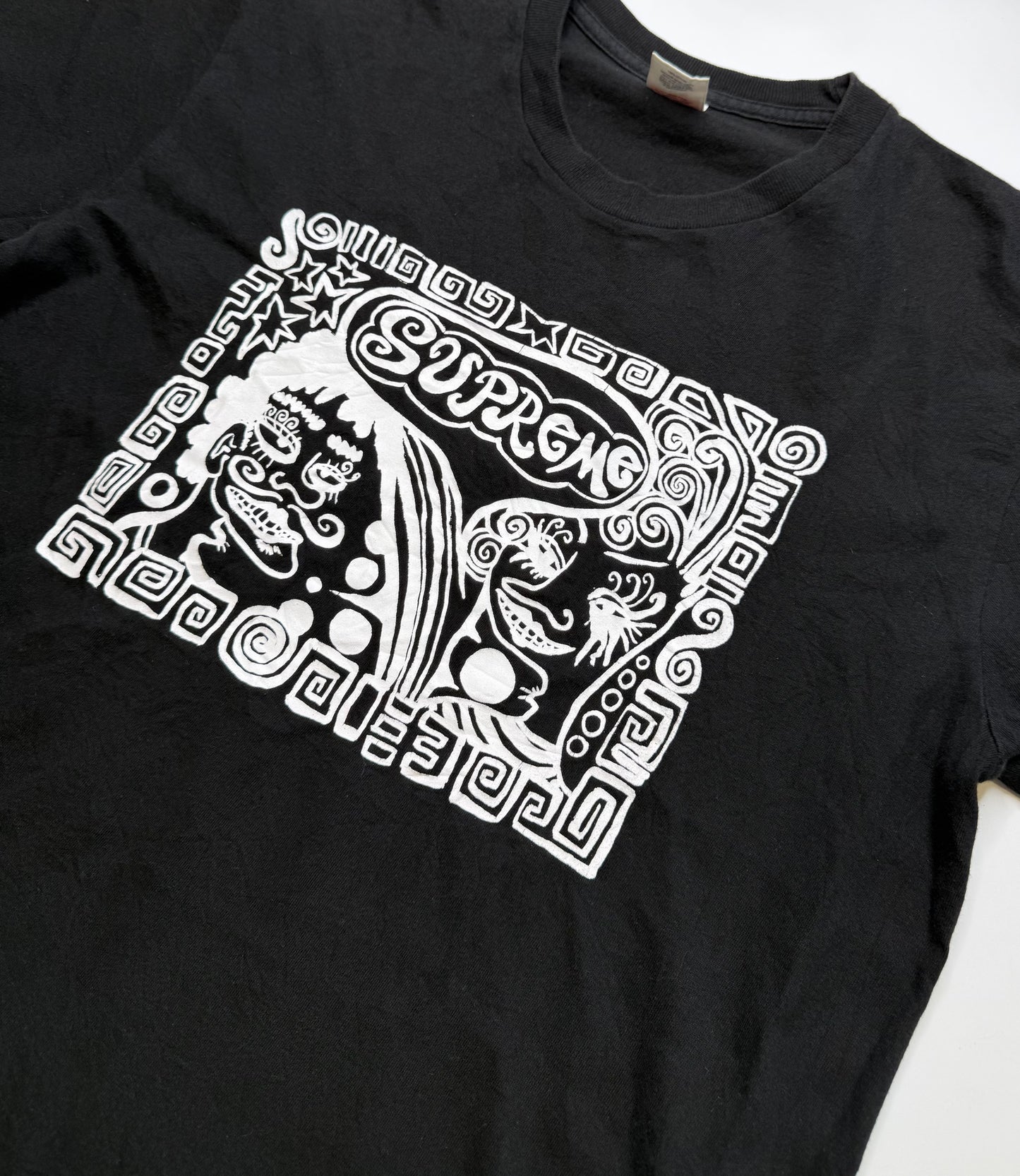 SUPREME AZTEC GRAPHIC TEE – BLACK (M)