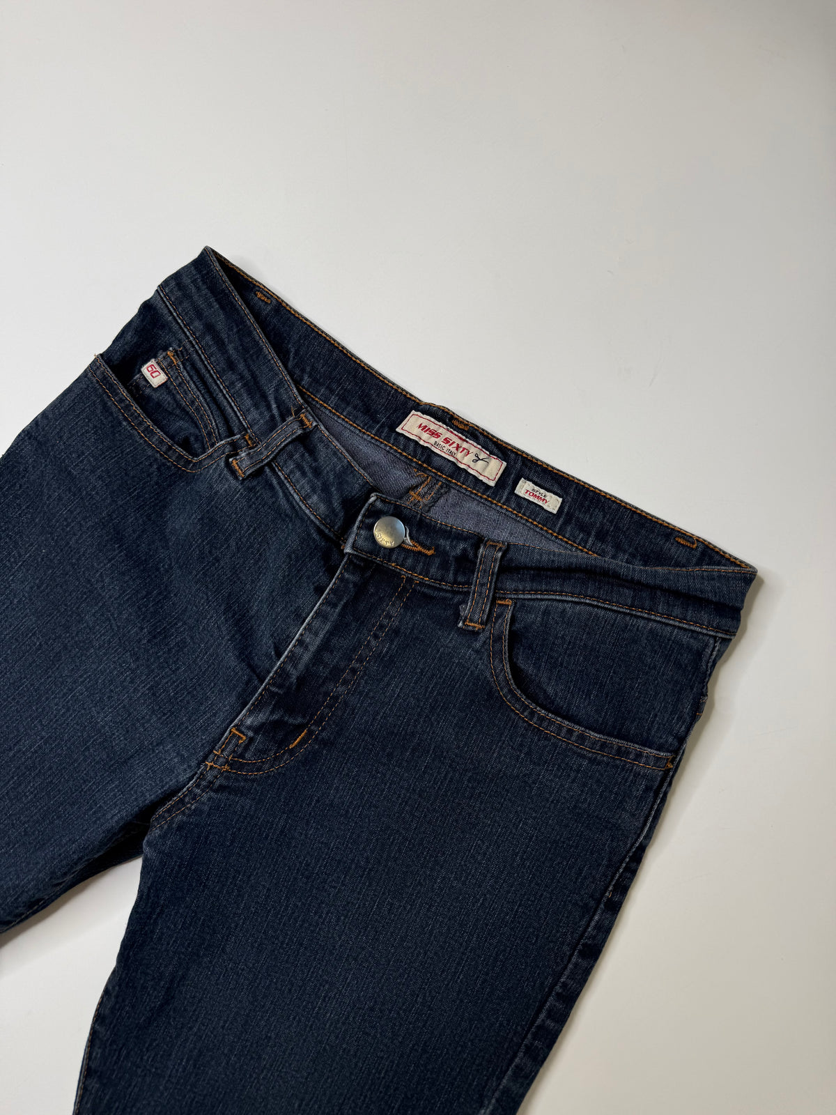 MISS SIXTY TOMMY STYLE FLARED JEANS – DARK WASH (27)