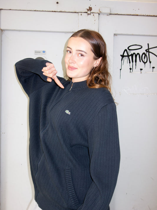 LACOSTE KNIT SWEATER (XL)