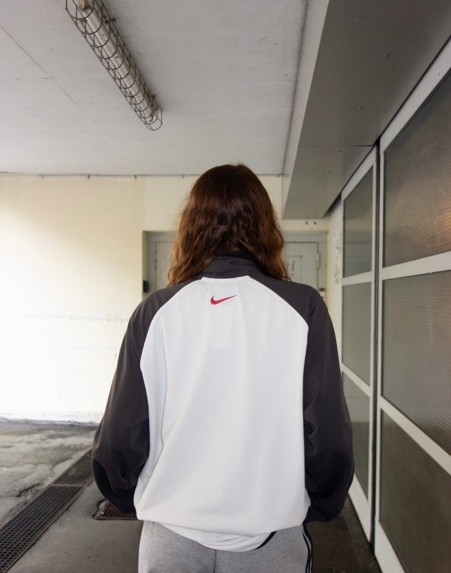 NIKE SPELLOUT ZIPPER 2000s (L)