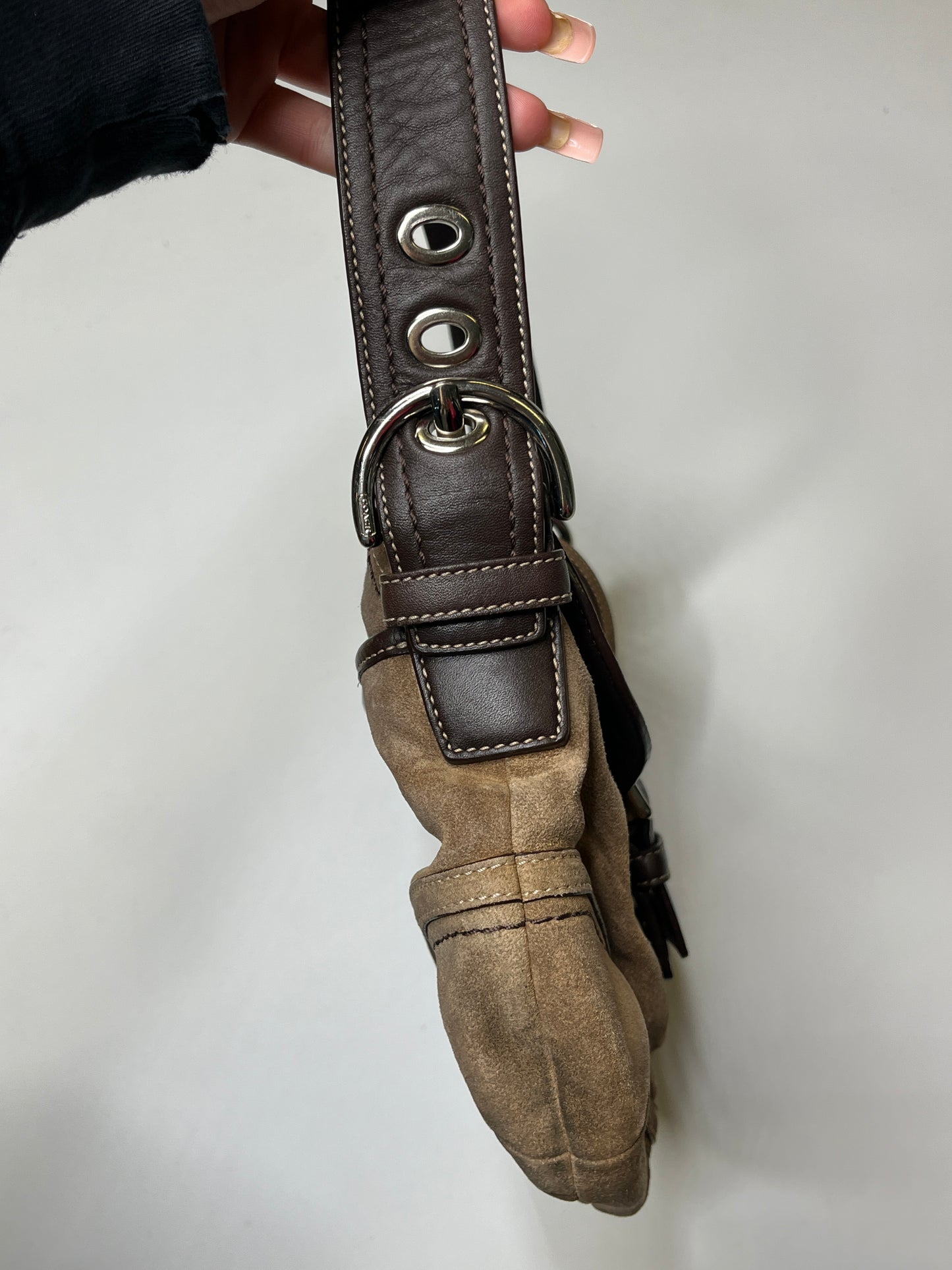 COACH PURSE WILD LEATHER BROWN