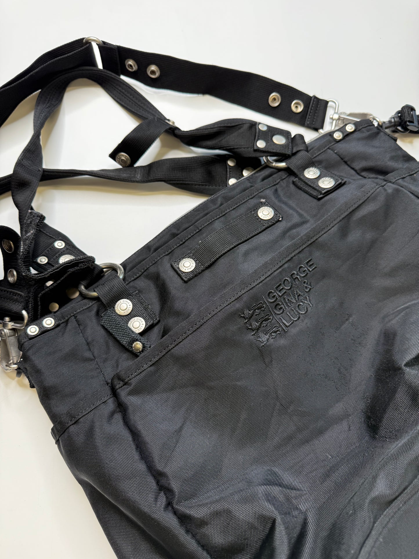GEORGE GINA & LUCY NYLON TOTE – BLACK "BABY2ROCK"