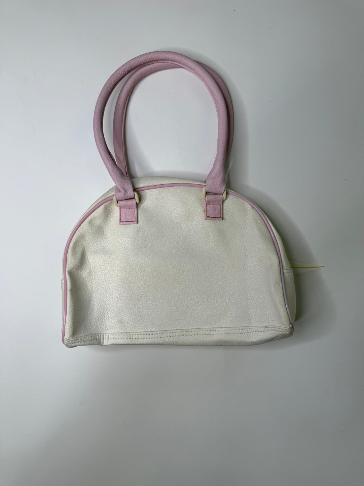 HELLO KITTY BOWLER BAG (WHITE/PINK)