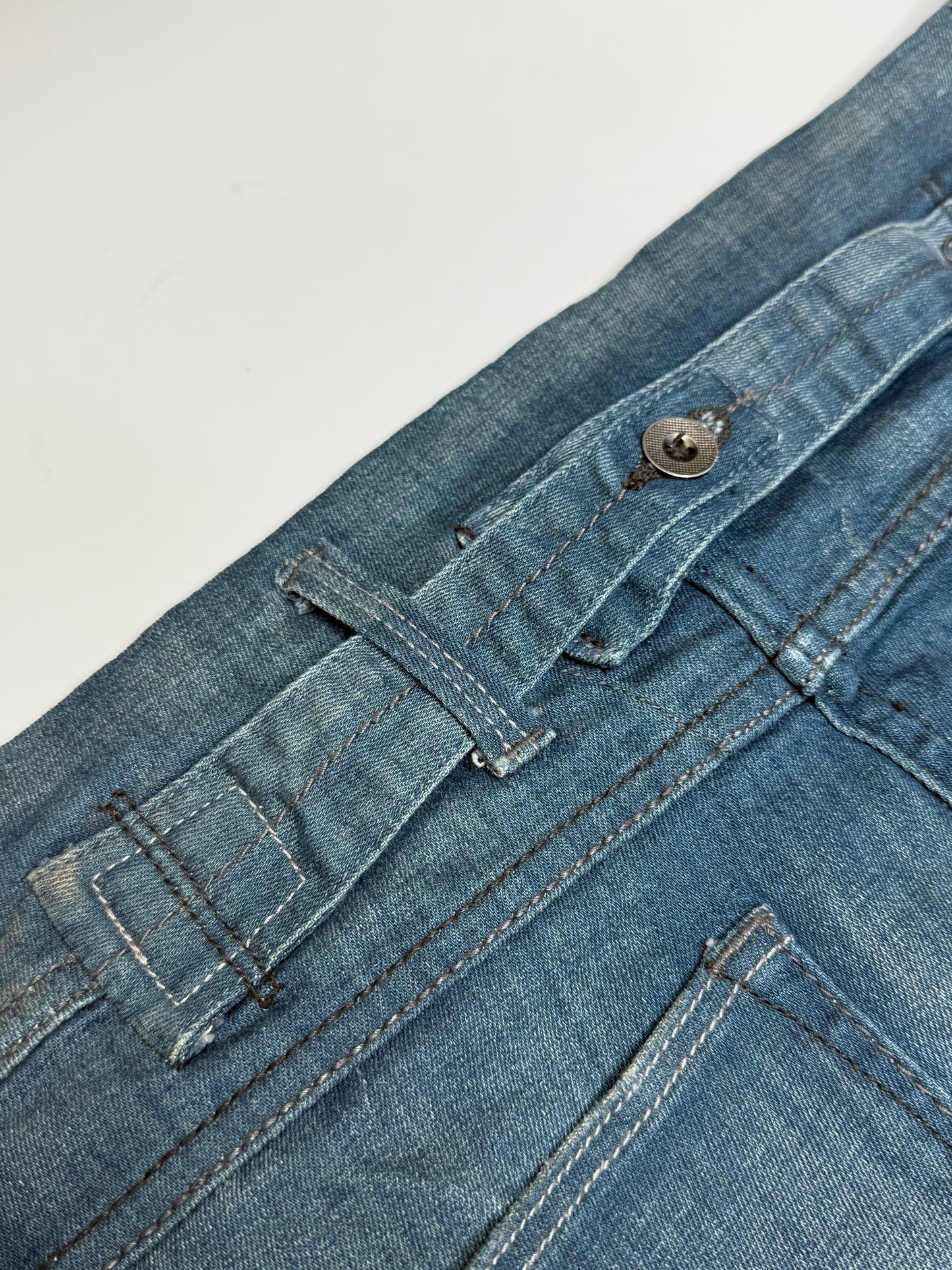 G STAR BLUE DENIM SKIRT (30, ~M)