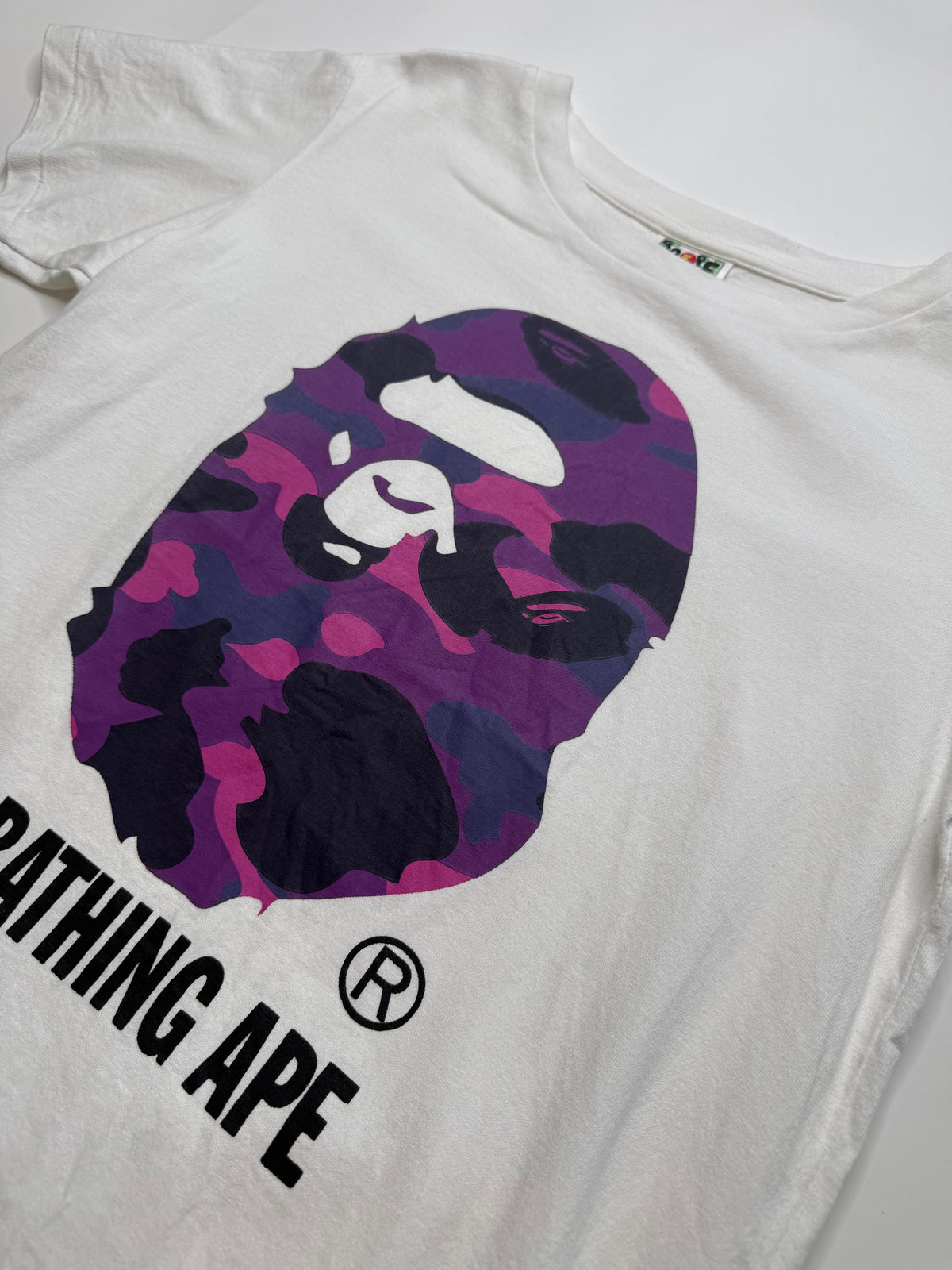 BAPE BY BATHING APE TEE – PURPLE CAMO (S)