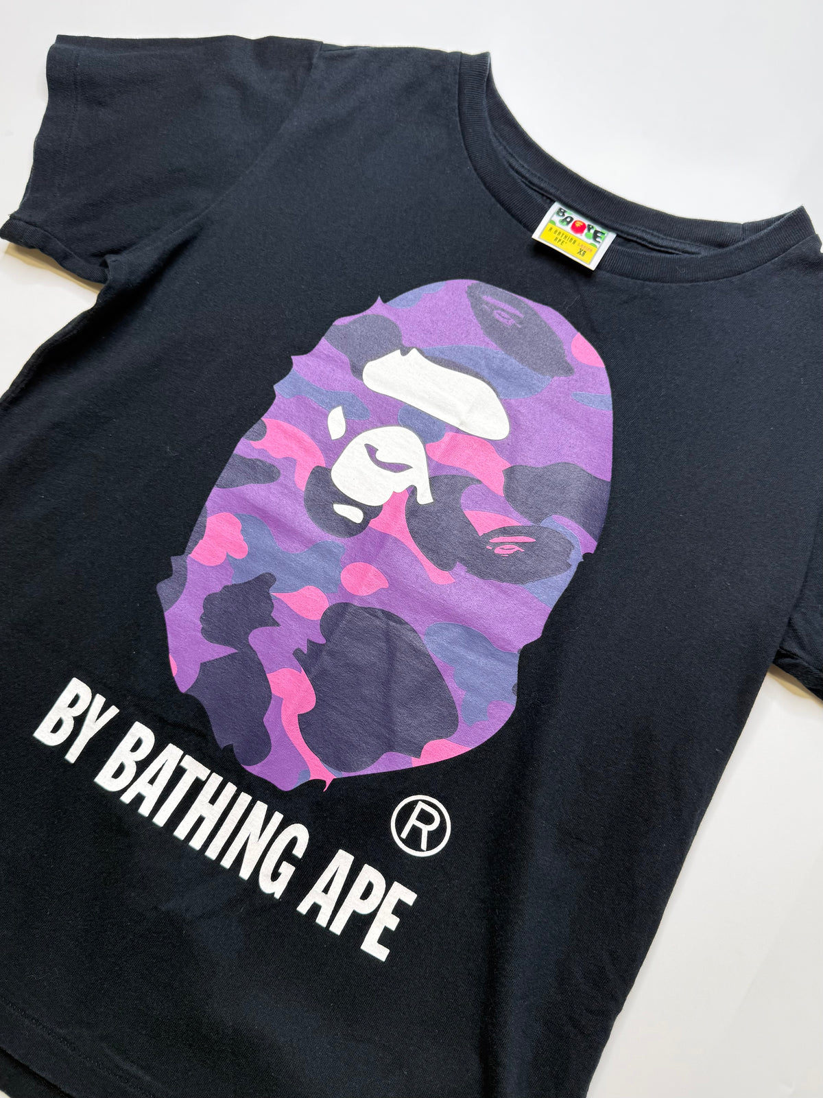 BAPE BY BATHING APE TEE – PURPLE PINK CAMO (XS)