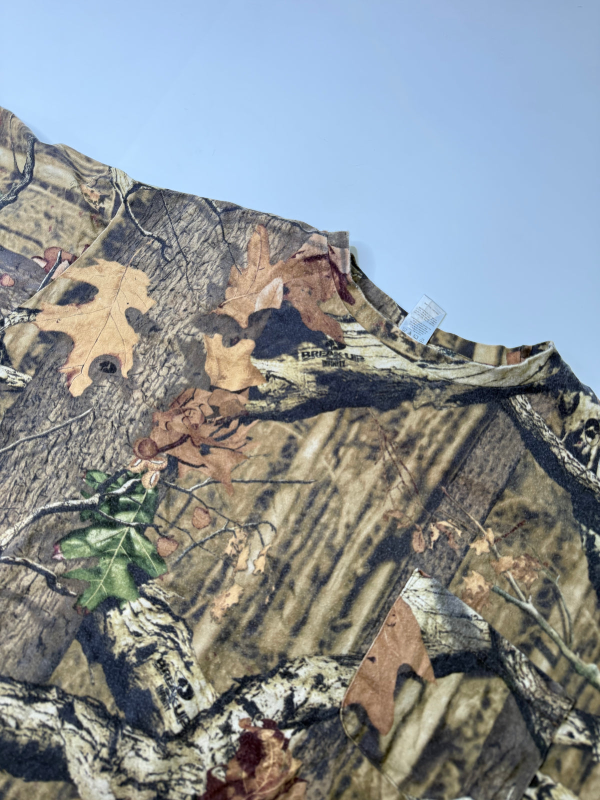 CAMO PRINT POCKET TEE BROWN (XXXL)