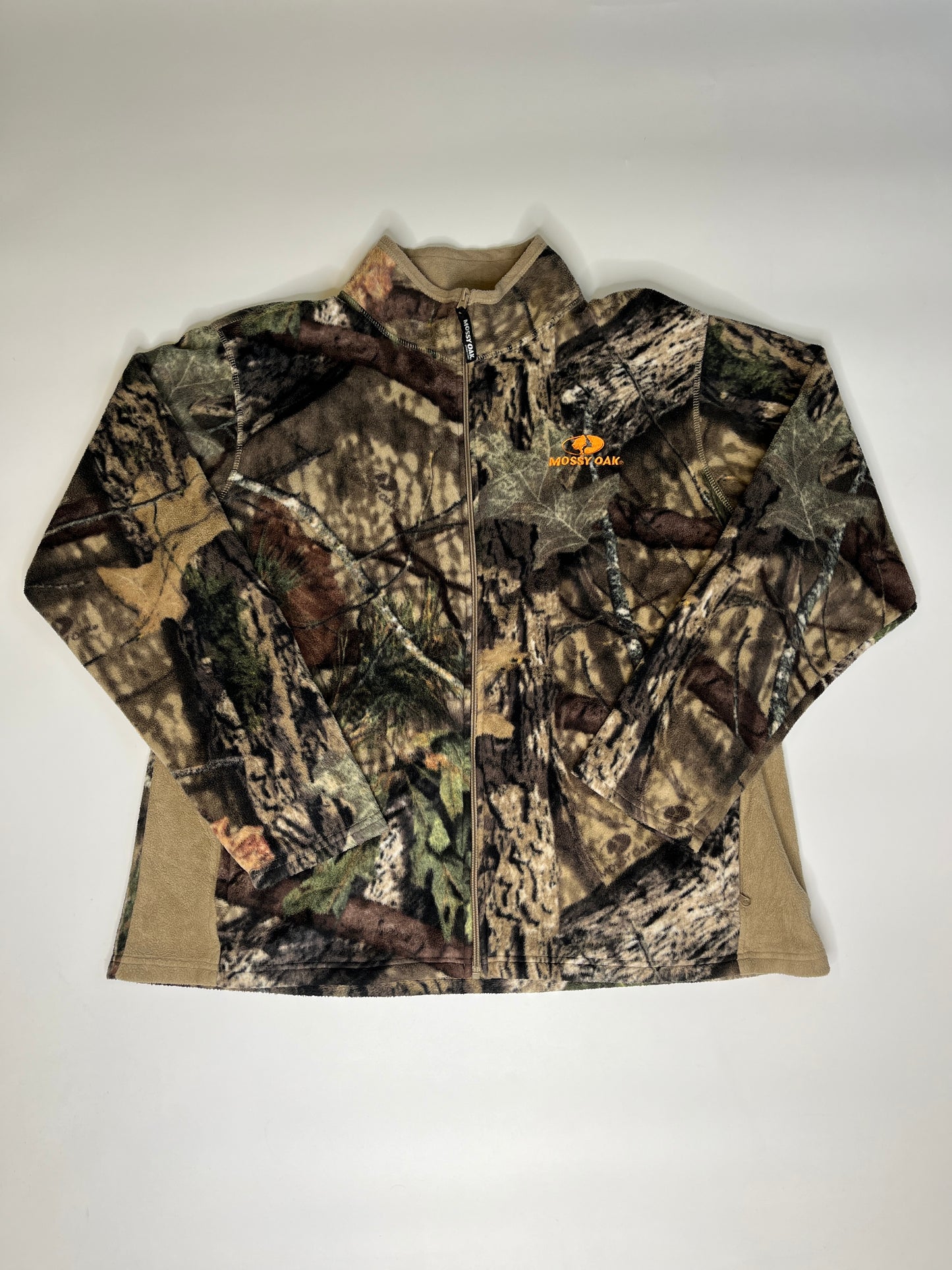 MOSSY OAK CAMO FLEECE ZIPPER (XL)