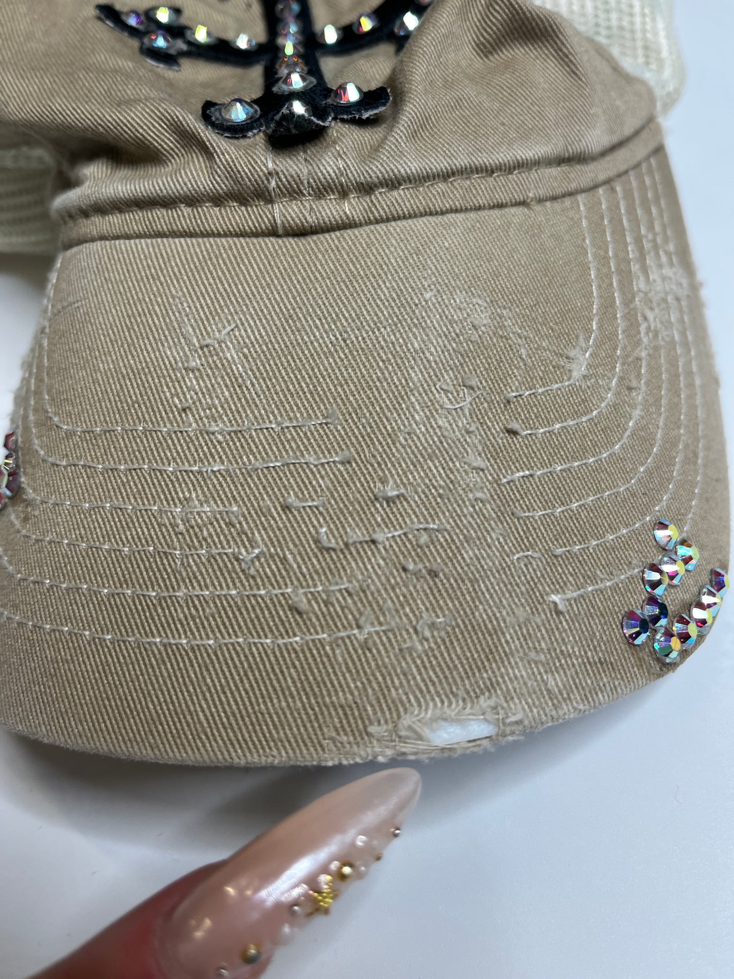 RHINESTONE CAP