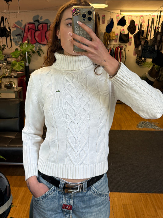 LACOSTE KNIT TURTLENECK SWEATER (~S)