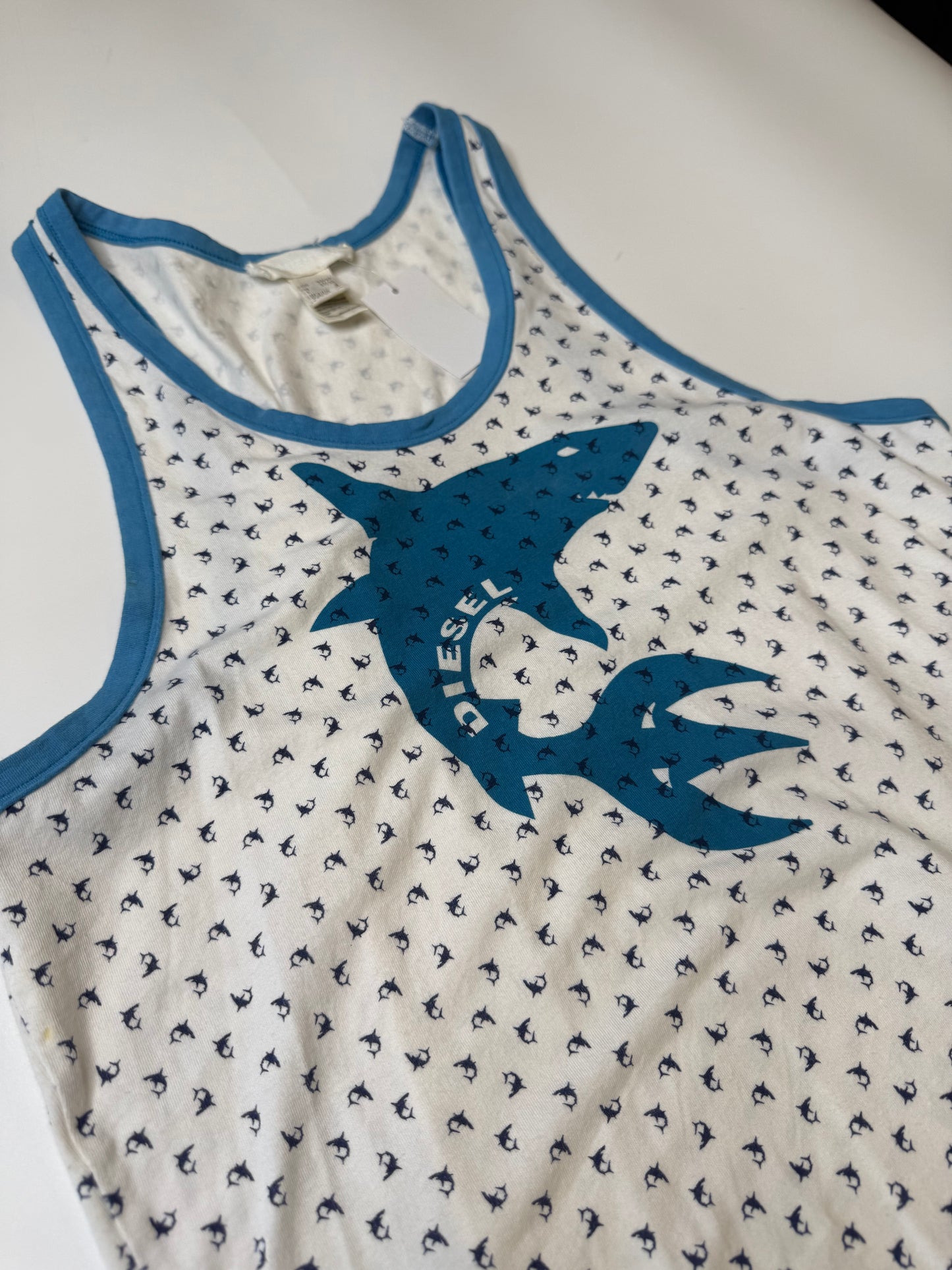 DIESEL SHARK LOGO TANK TOP (M)