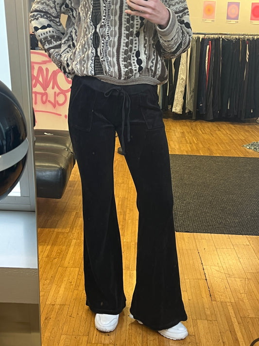 JUICY COUTURE FLARED PANTS (M)