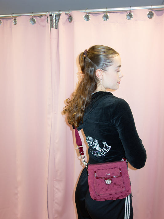 COACH CROSSBODY MONOGRAM RED