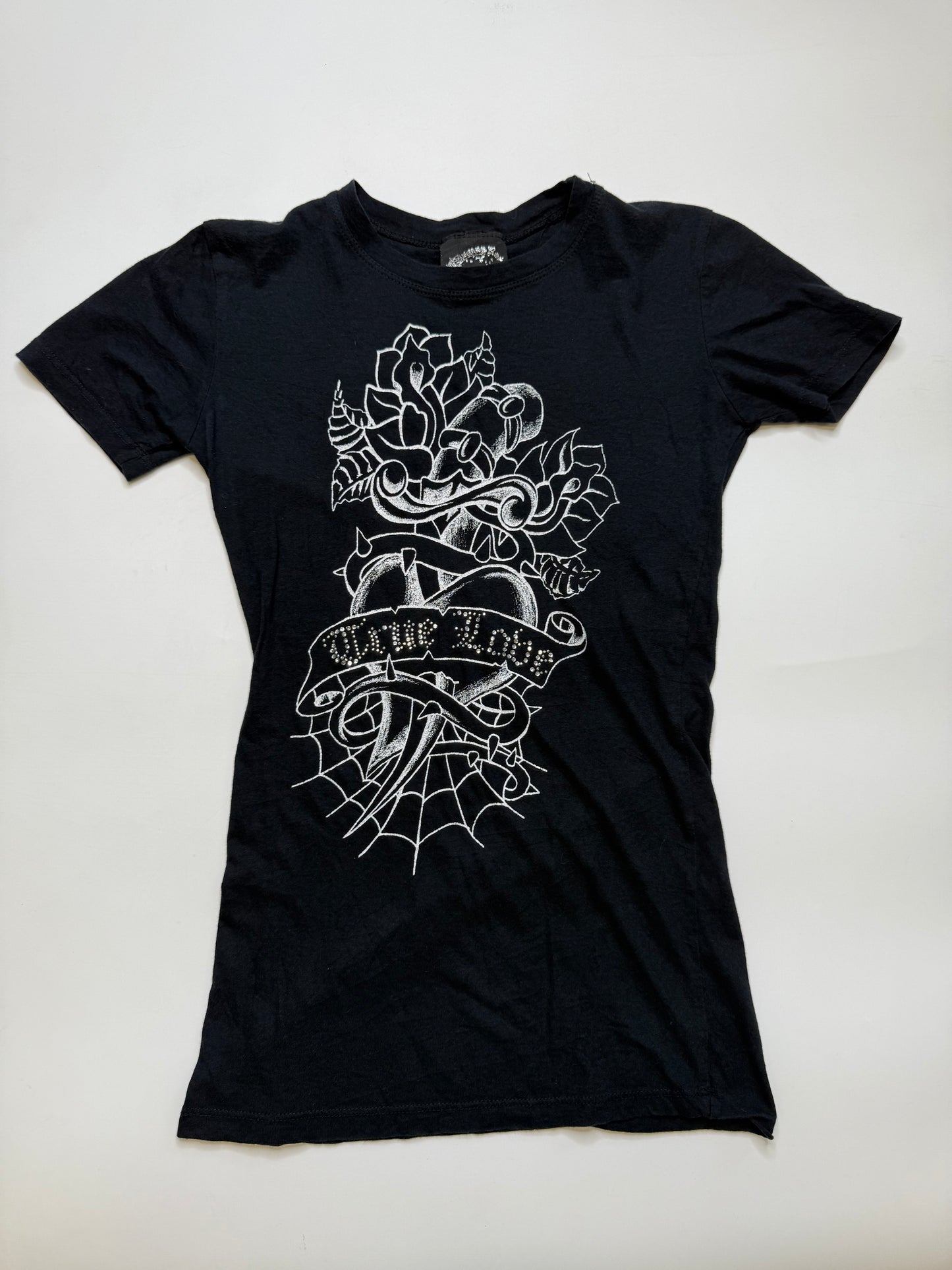 SUGAR ROSE "TRUE LOVE" TATTOO GRAPHIC TEE