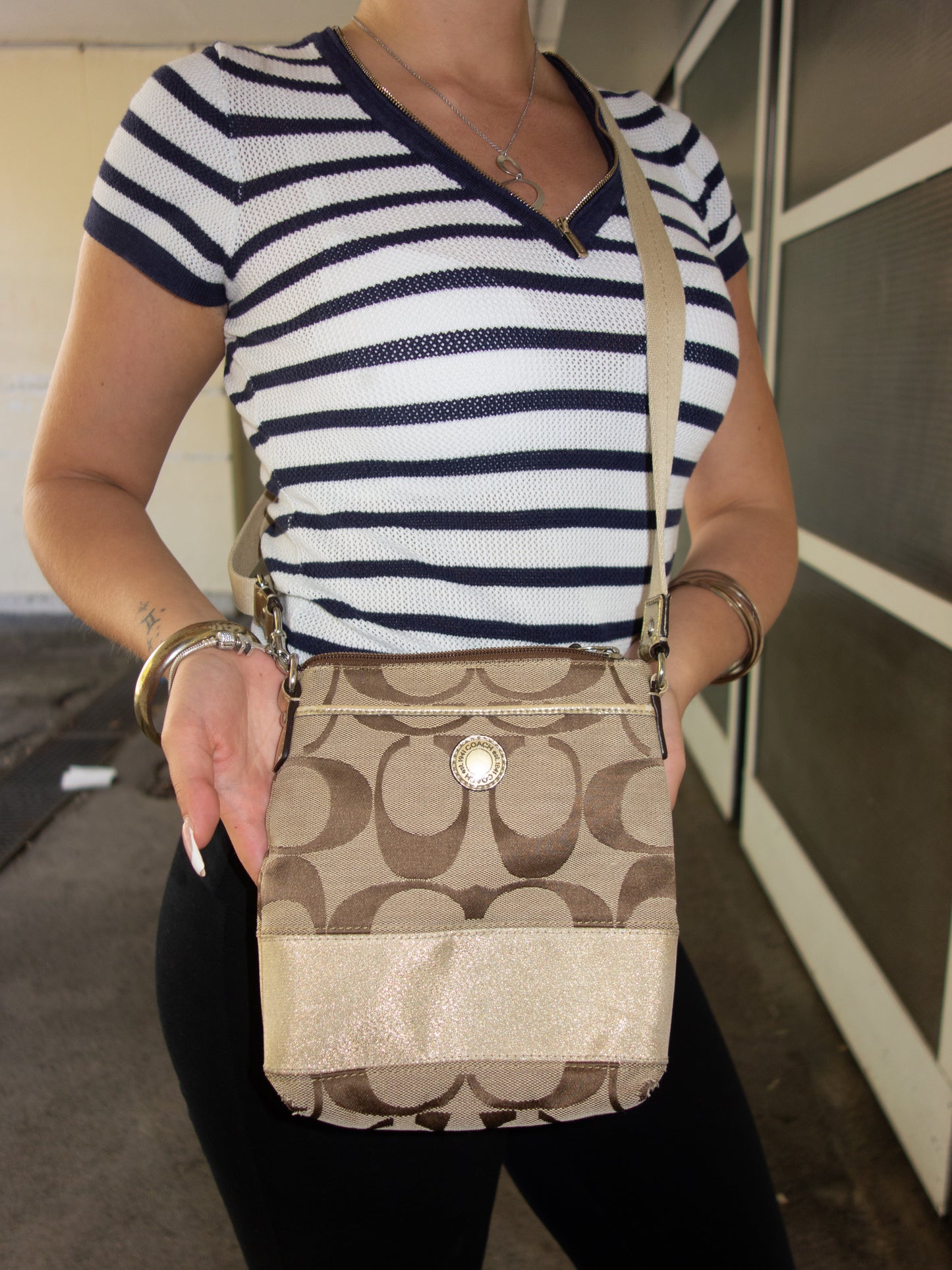 COACH MONOGRAM CROSSBODY BAG