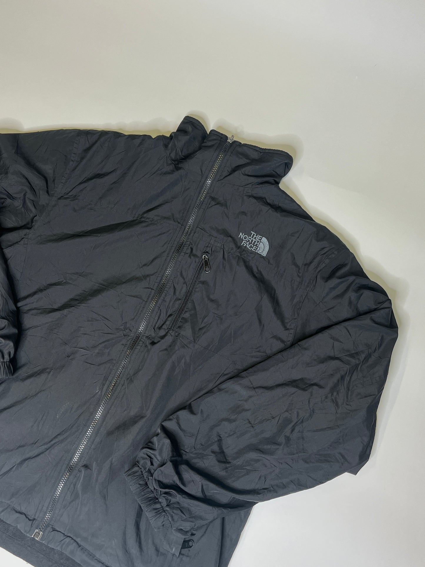 THE NORTH FACE ZIPPER REVERSIBLE! (L)