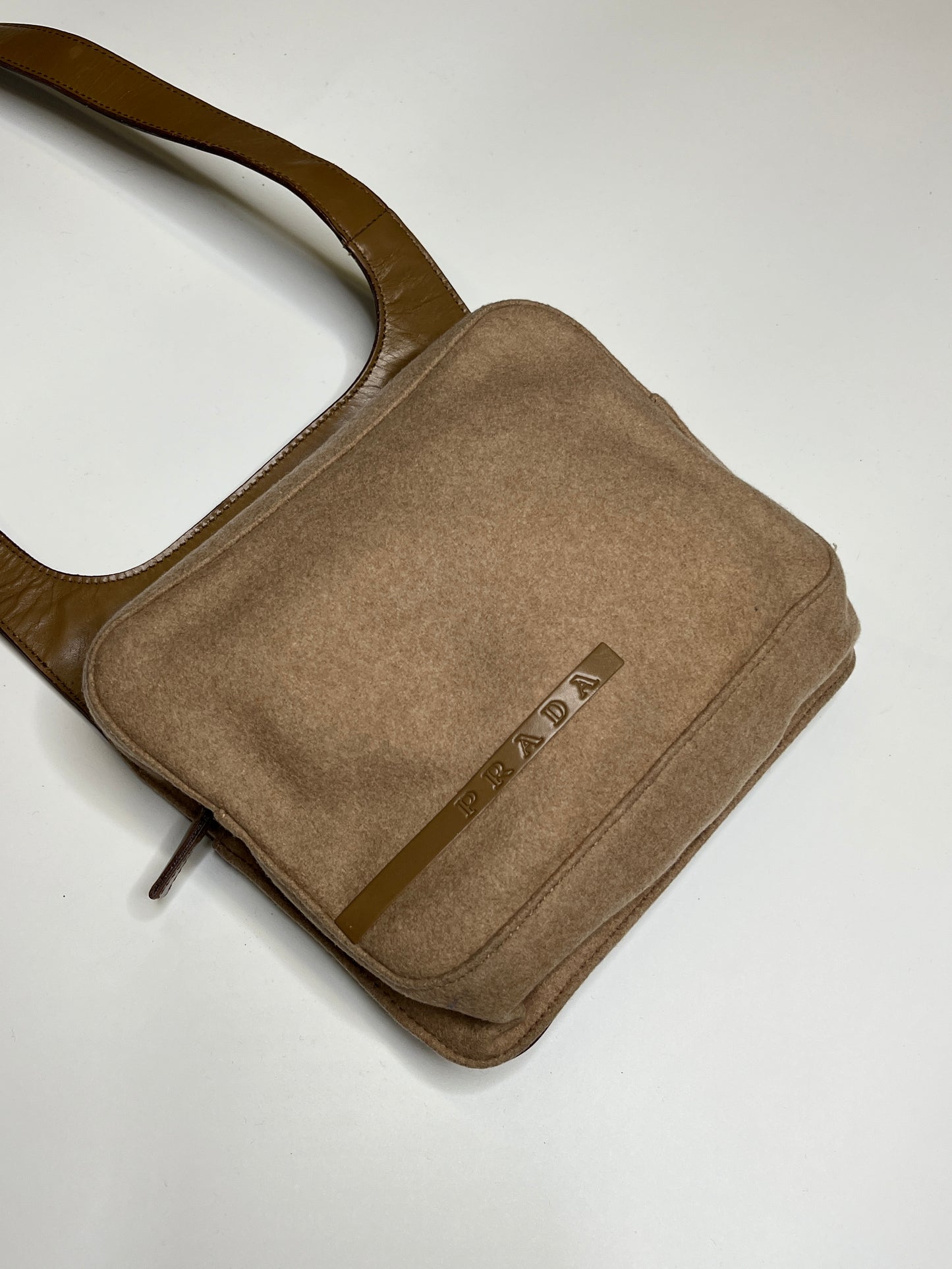 PRADA SUEDE BAG CROSSBODY