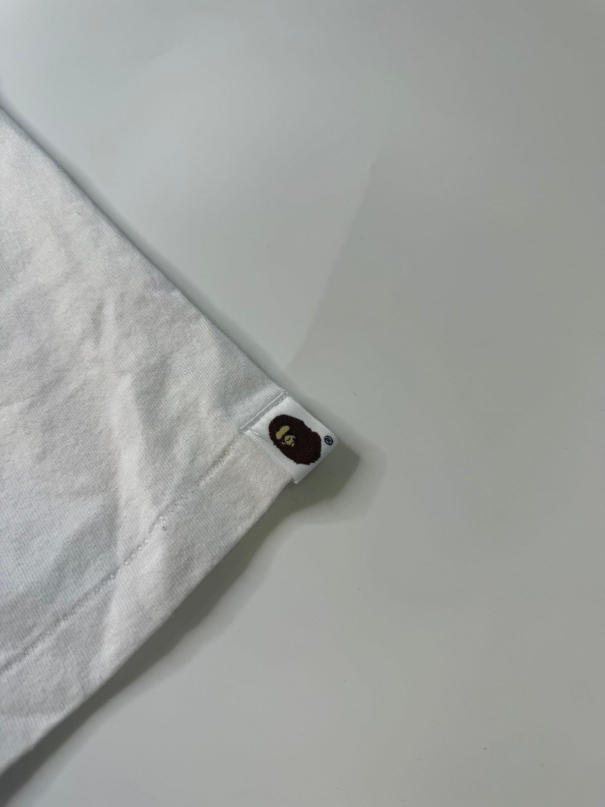 BAPE COLLEGE LOGO TEE – GREEN CAMO (M)