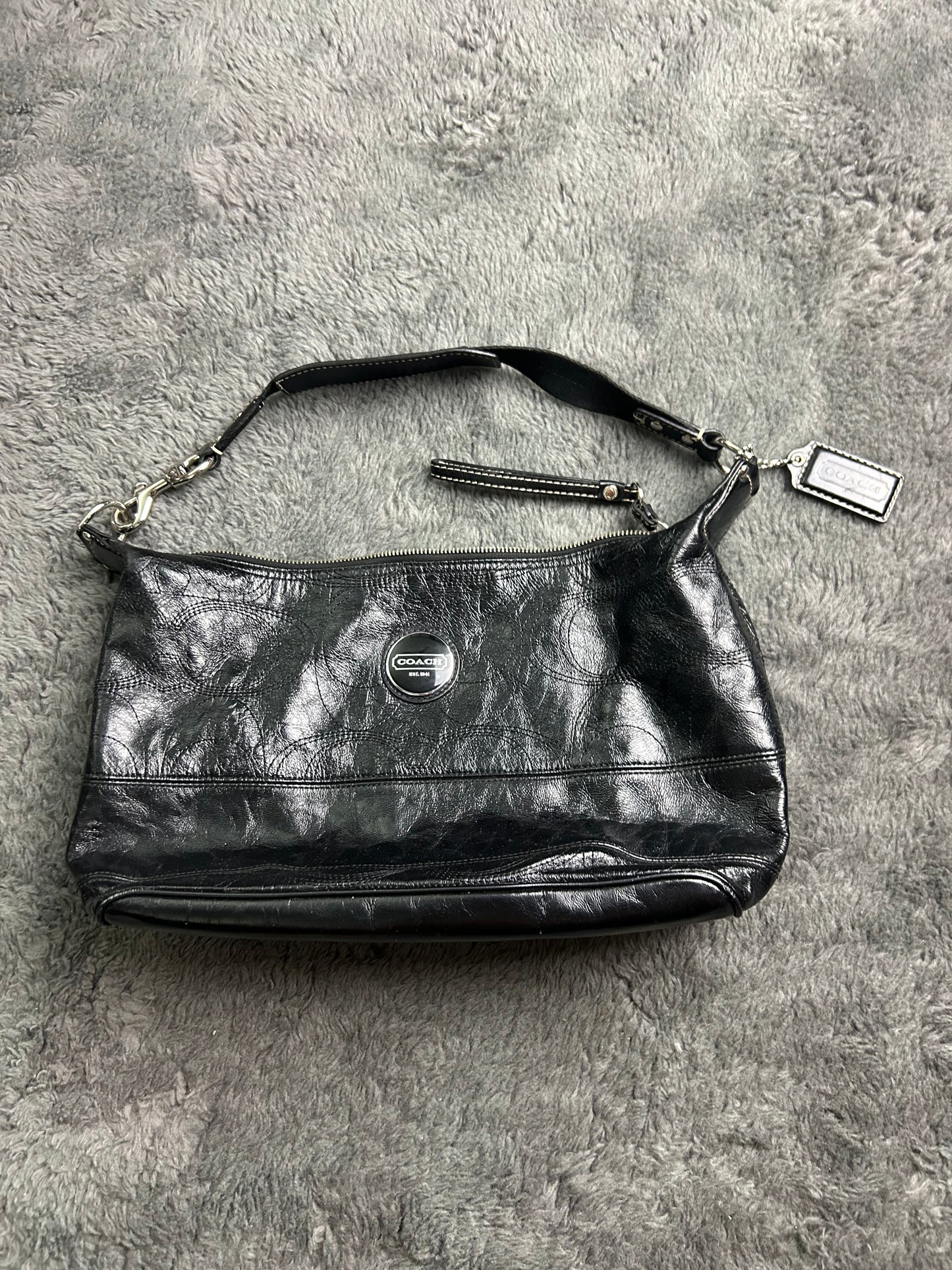 COACH BAG SHINY LEATHER